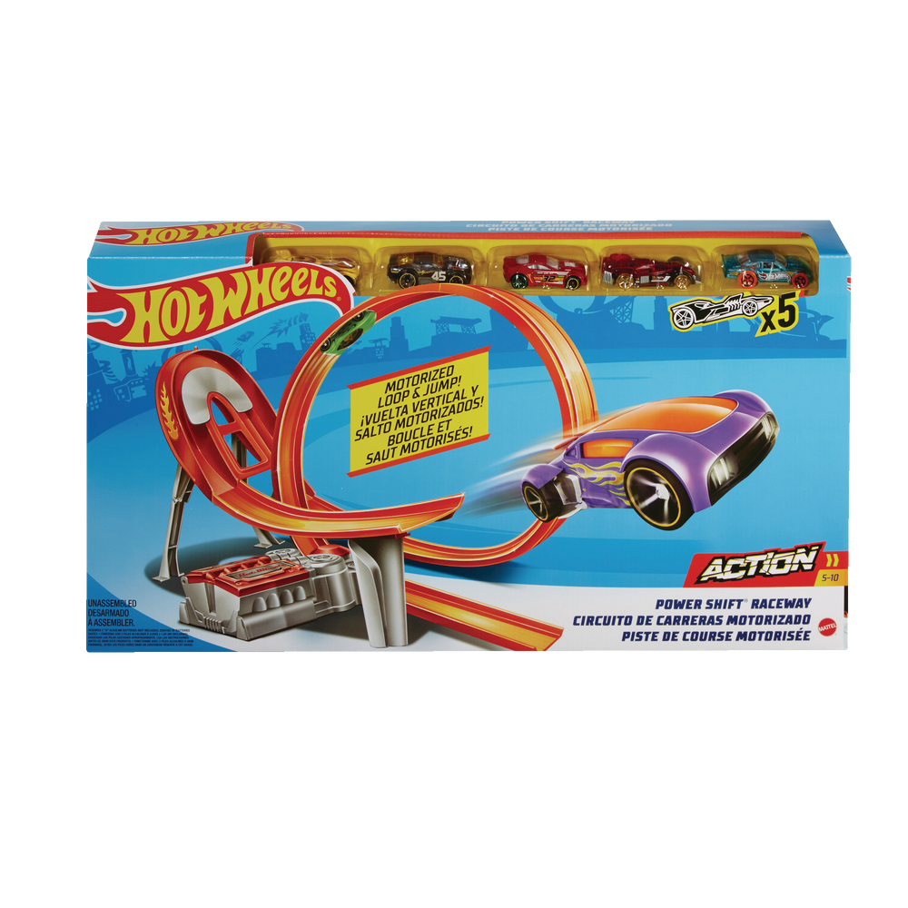 Hot Wheels® Power Shift Raceway Track Set Ages 5 Canadian Tire