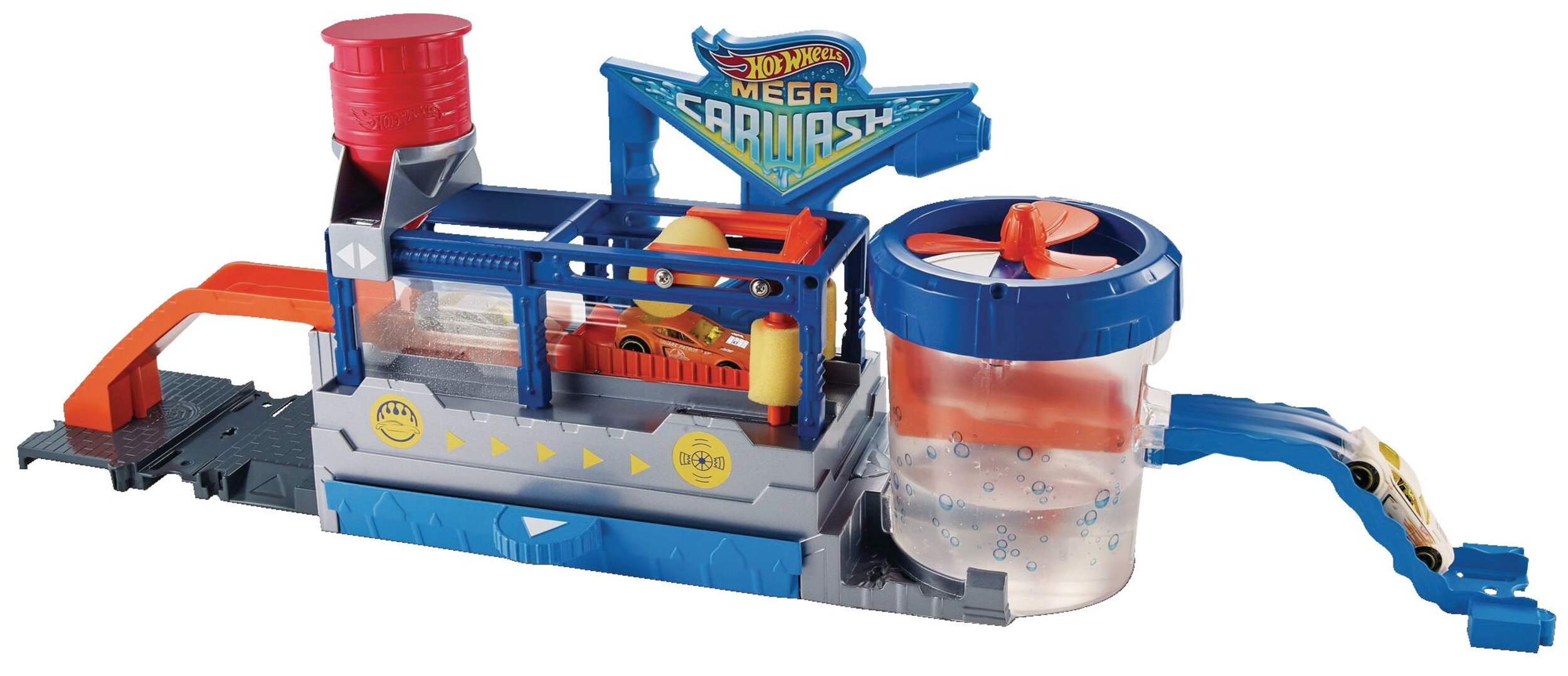 Hot Wheels® Mega Car Wash Play Set, Ages 4+ Front_Angled_Left