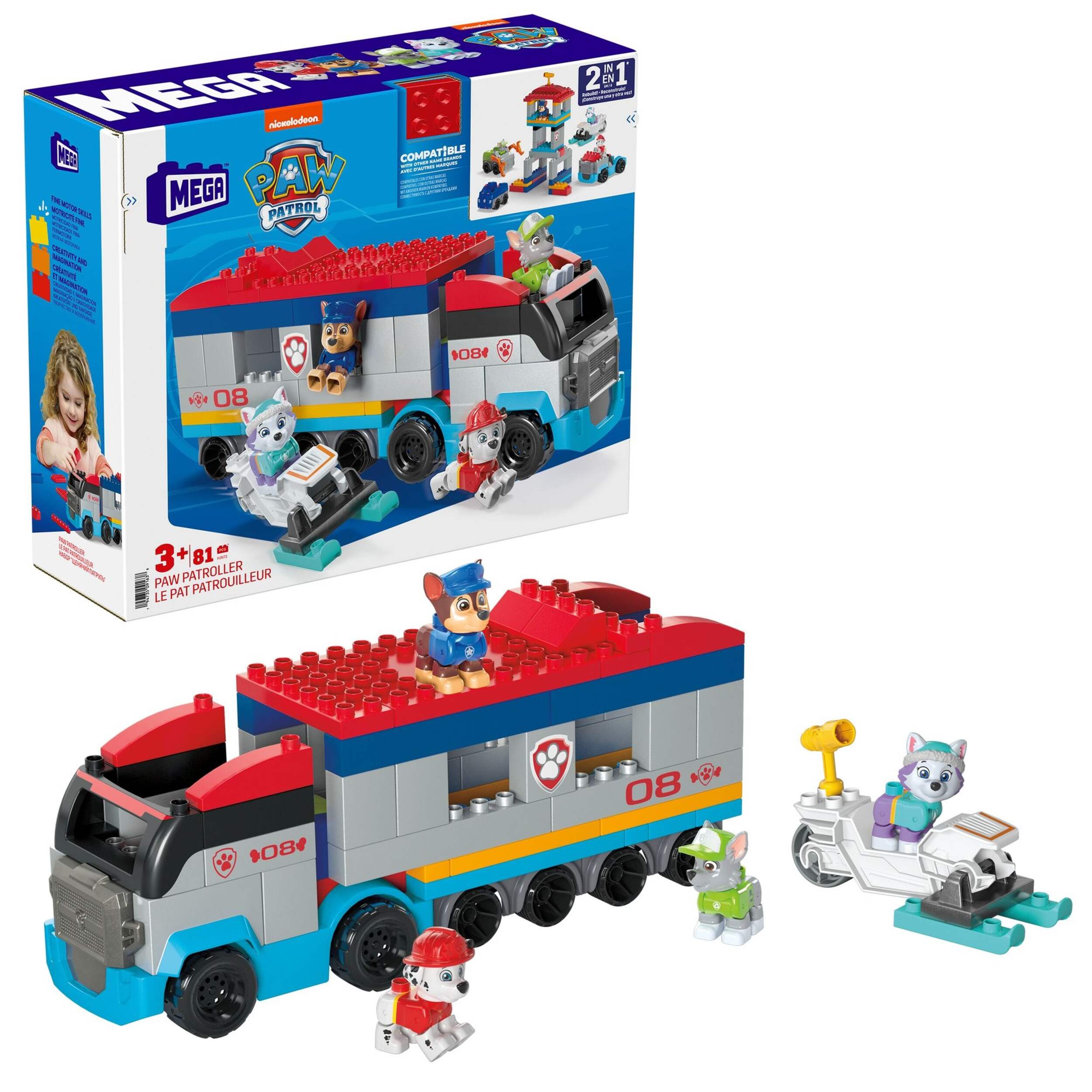 Paw Patrol Mega Paw Patroller, Ages 3+ Composite_or_Mixed