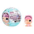 L.O.L. Surprise Glitter Colour Change Lil Sisters Collectible Fashion Doll  with 5 Surprises, Assorted in PDQ