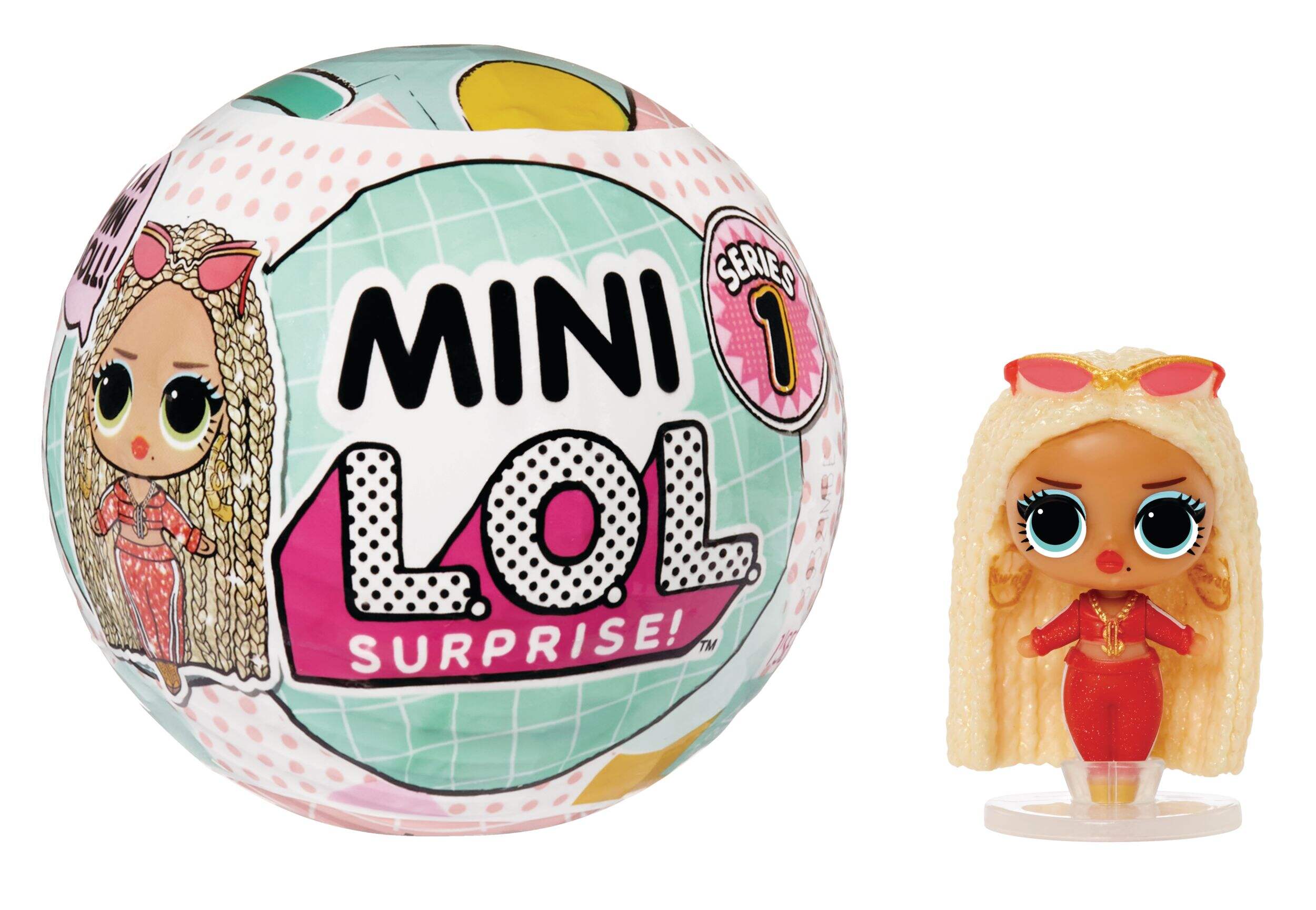 L.O.L. Surprise Mini Series 2 Collectible Fashion Doll in PDQ, Colour Changing Surprise, Ages 4+ Front_Flat