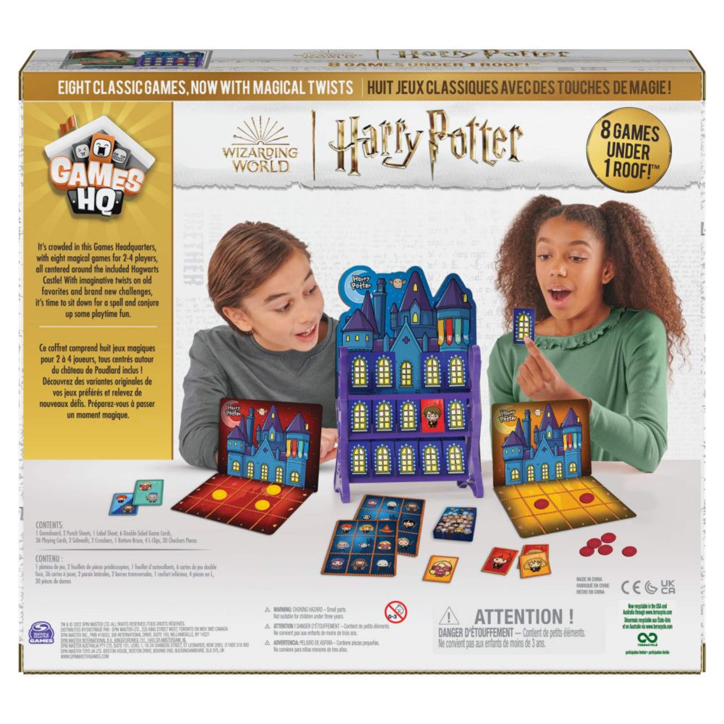 Spin Master 8 in 1 Game Assortment (Harry Potter, Gaby’s Dollhouse or Paw Patrol), Kids Ages 4+ Front_Elevated
