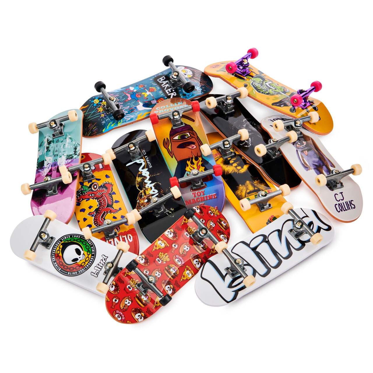 TECH DECK Revive Skateboards 2020 Ultra DLX 4-Pack Spirit Animal  Fingerboards