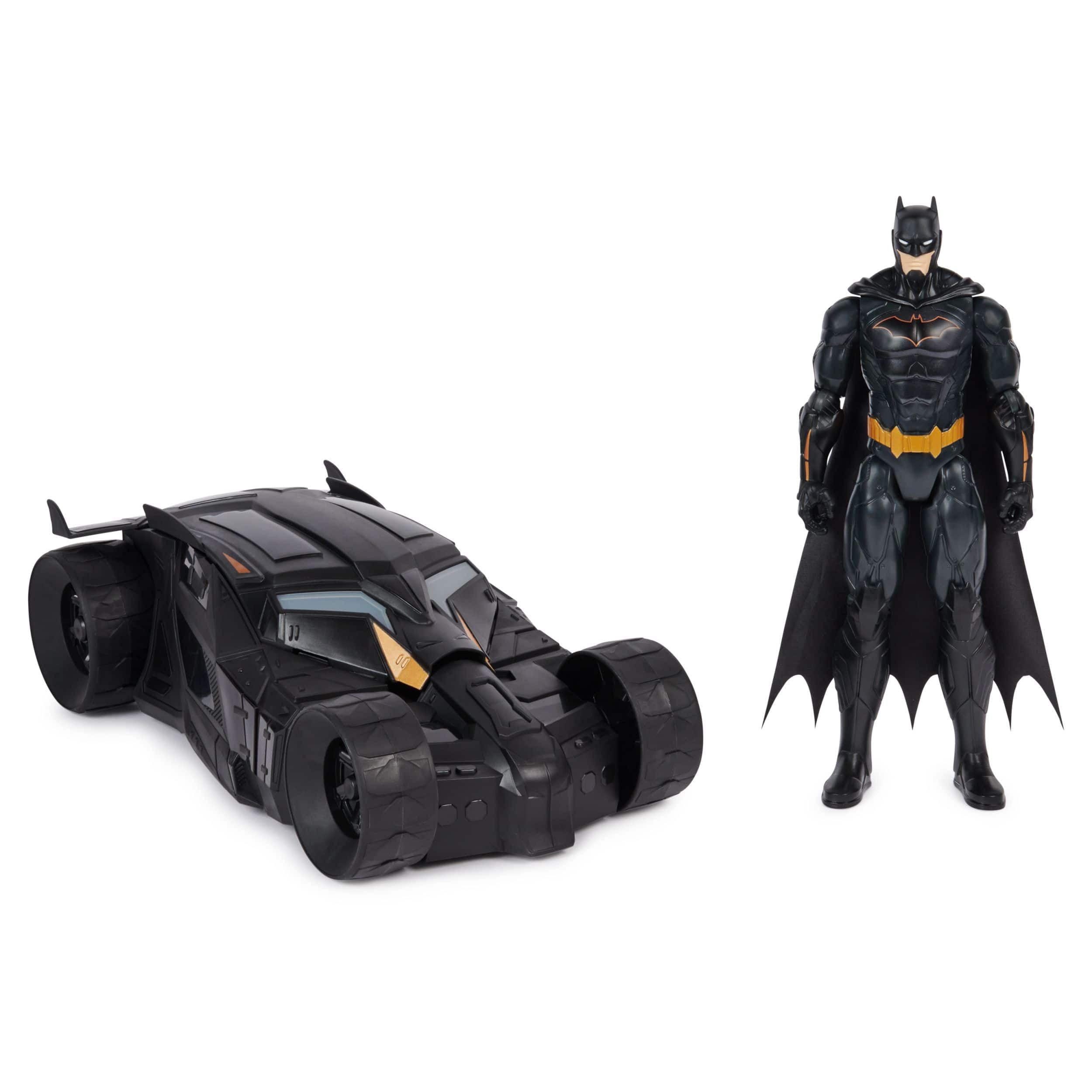 Batmobile de Batman DC Comics avec figurine, 12 po, 3 ans et plus