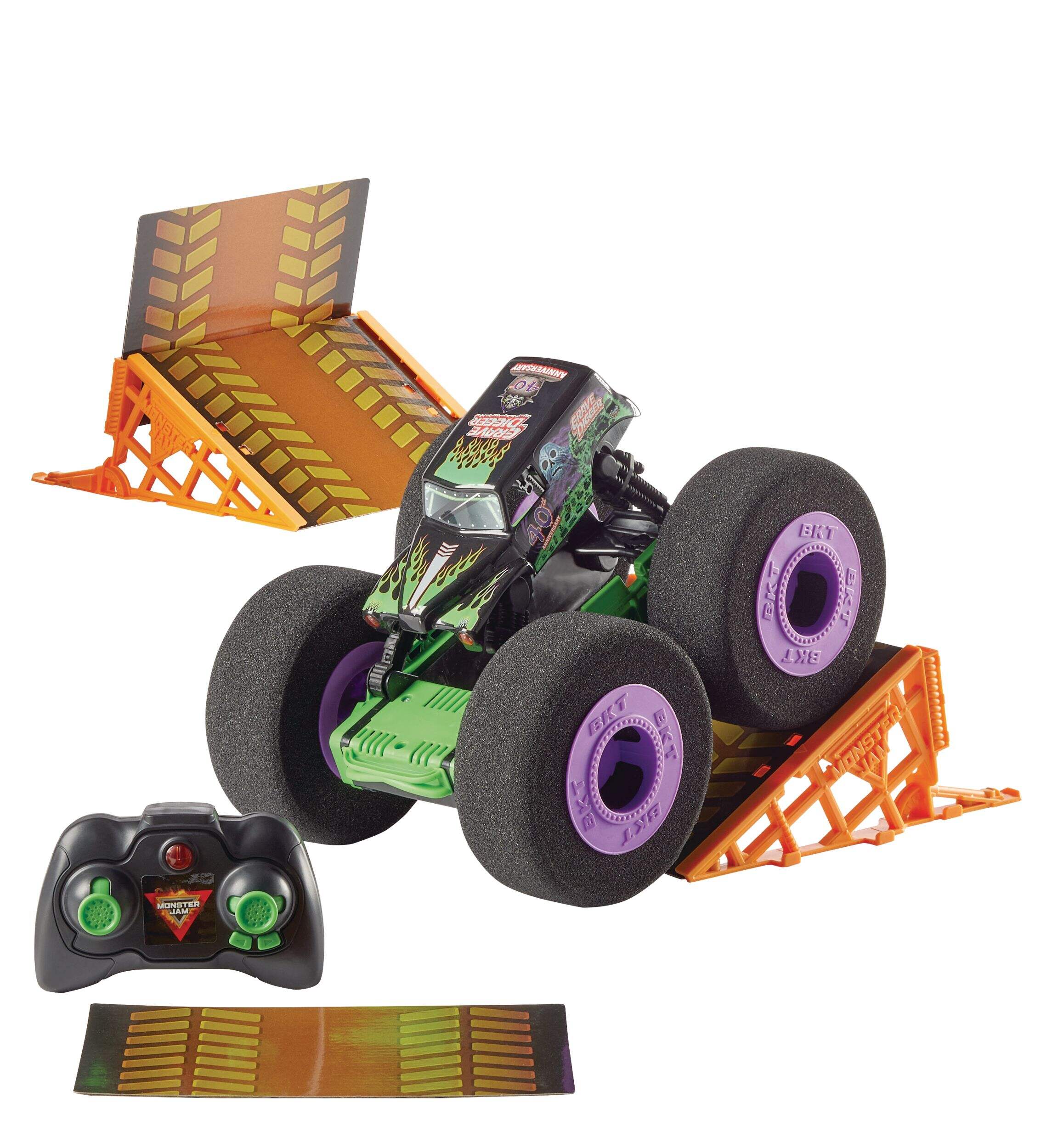 Monster Jam Ramp Champ R/C Truck, Ages 1+ Composite_or_Mixed