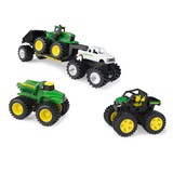 John Deere Monster Treads Toy Vehicle Set, 4-pk, Ages 3+ Composite_or_Mixed