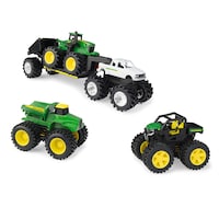 John Deere Monster Treads Toy Vehicle Set, 4-pk, Ages 3+ Composite_or_Mixed