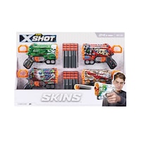 Zuru X-Shot Menace, 4-pk, Ages 8+ Front_Flat