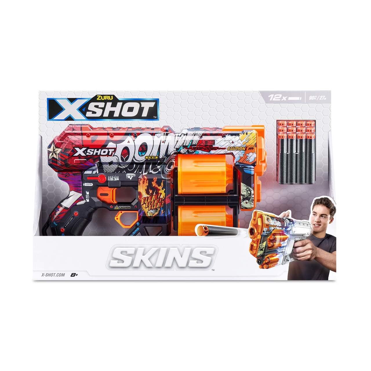 Zuru X-Shot Skins Last Stand, Ages 8+