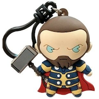 Marvel 3D Character Foam Bag Clips in Blind Bag, Assorted, Bilingual Front_Flat