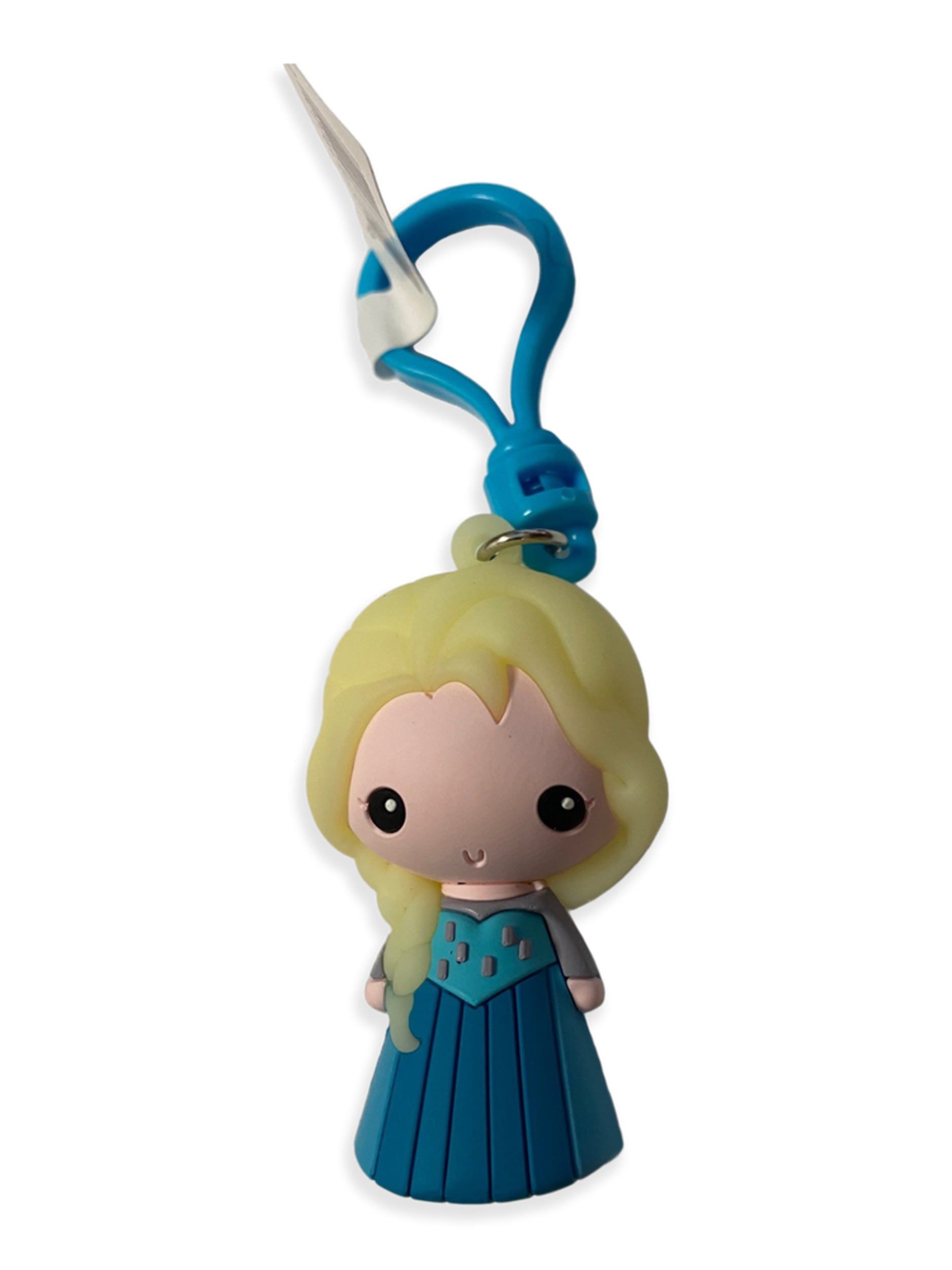 Disney Princess 3D Foam Bag Clips in Bling Bag, Assorted, Bilingual, Ages 3+ Front_Flat