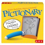 Mattel Pictionary™ Board Game Party Box for Family, Adults & Kids, Indoor Game, Ages 8+ Front_Elevated