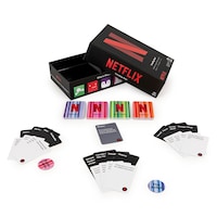 Jeu de société avec cartes de téléséries amusantes Netflix Tendances actuelles, noir/blanc, 2 joueurs et plus, 14 ans et plus, pour anniversaire/cadeau-surprise