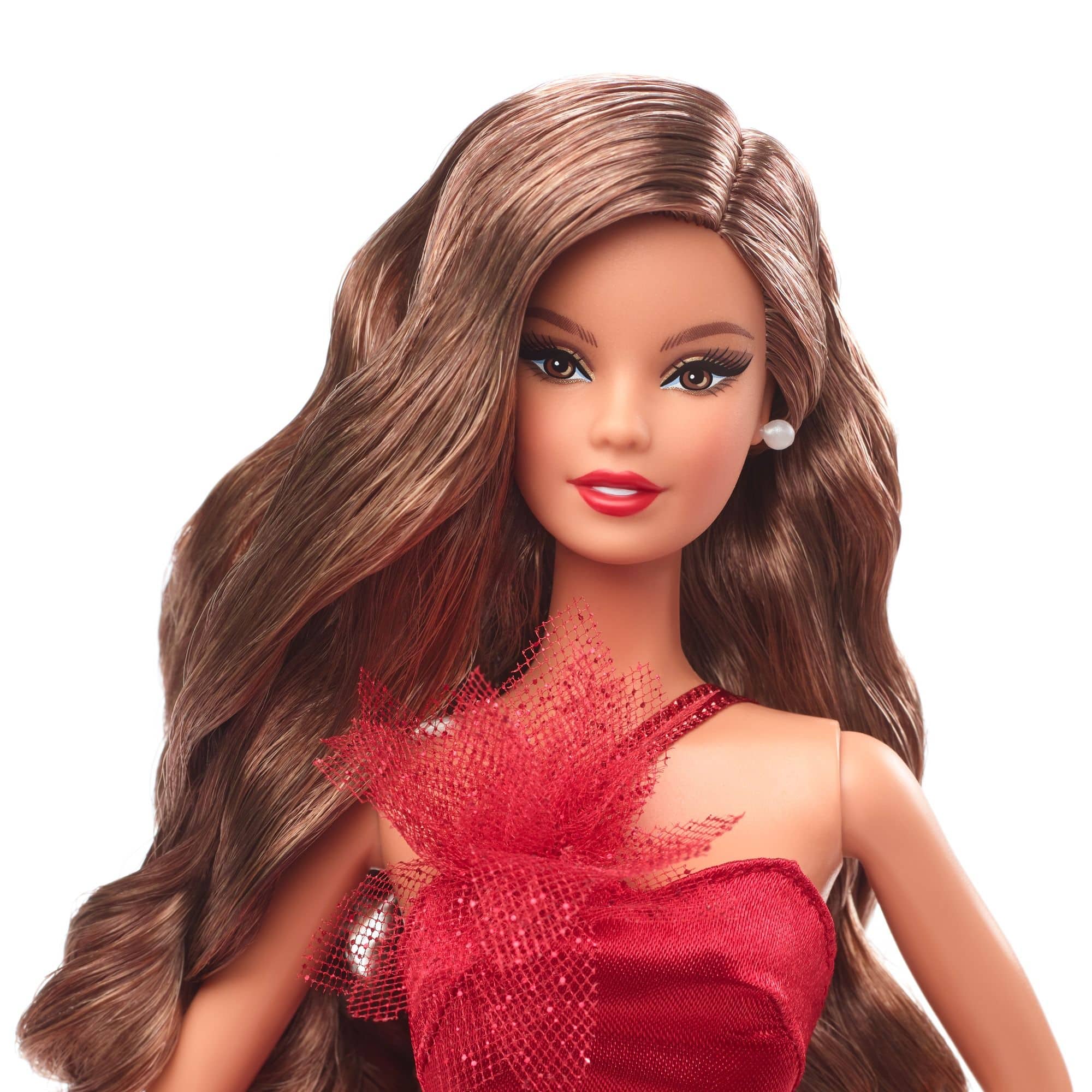 特価商品 Barbie 2022 hair/Asian) Holiday (Blonde Holiday Barbie