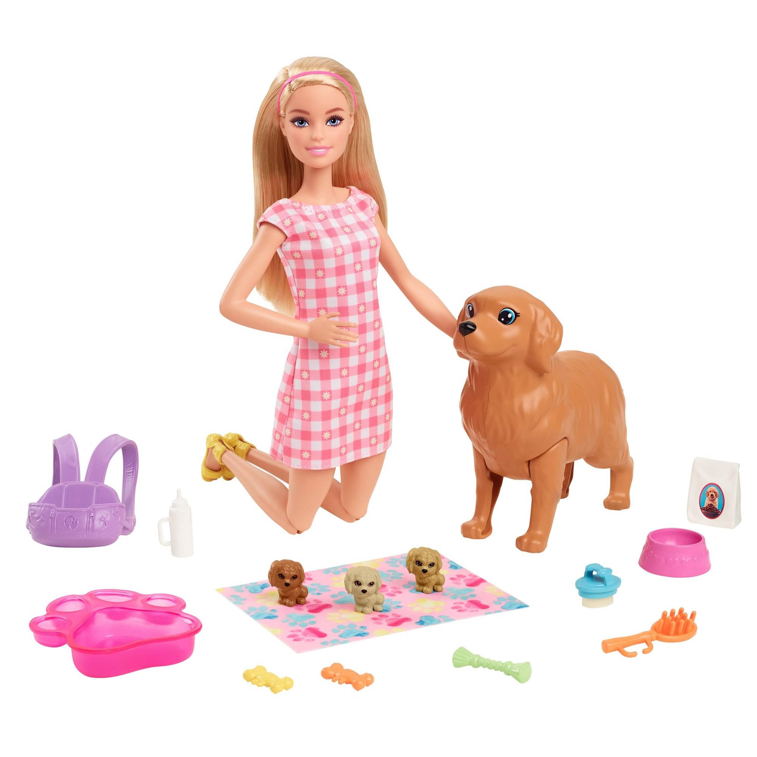 Barbie® Newborn Pups Playset, Ages 3+ Composite_or_Mixed