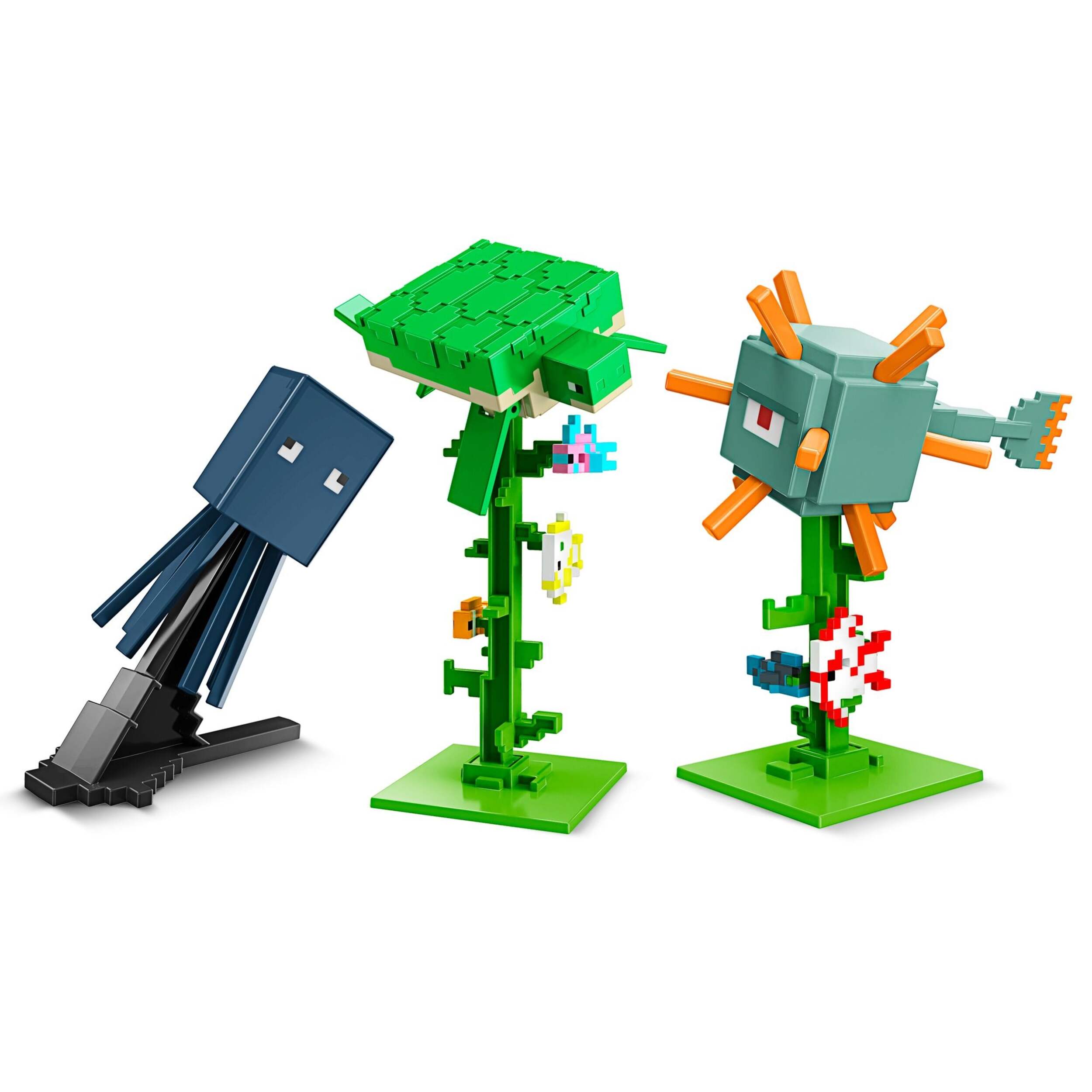 Minecraft Aquatic Defenders Figure Pack, Ages 6+ Composite_or_Mixed