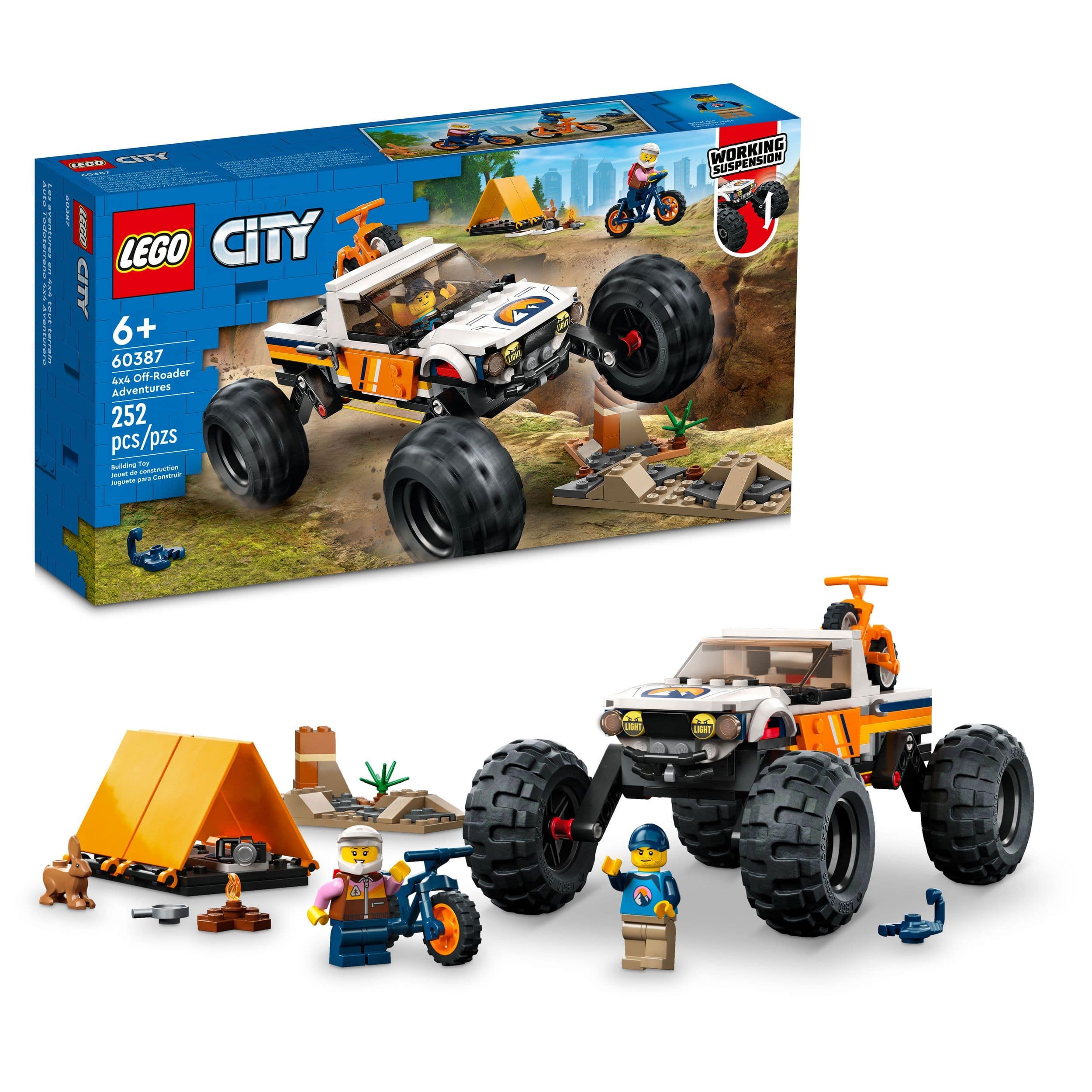 Lego City X Off Roader Adventures Building Toy Set Pcs