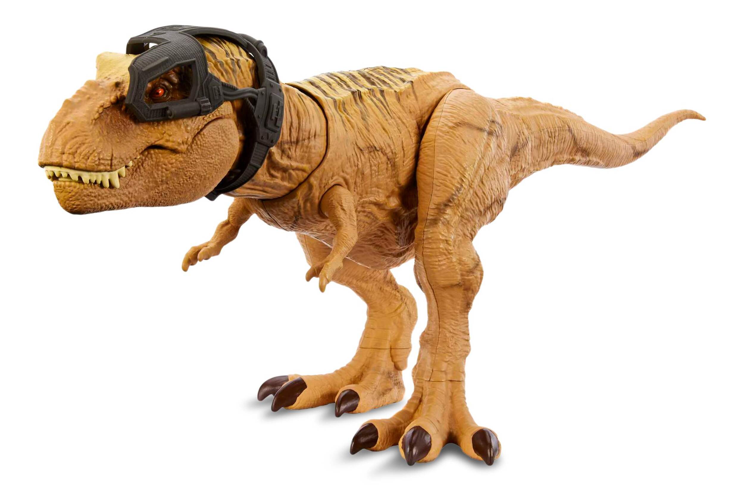 Jurassic World T-Rex Dinosaur Action Figure Front_Three_Fourths_Angled_Left