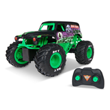 Monster Official Grave Digger Remote Controlled Truck, Ages 4+ Front_Three_Fourths_Angled_Left