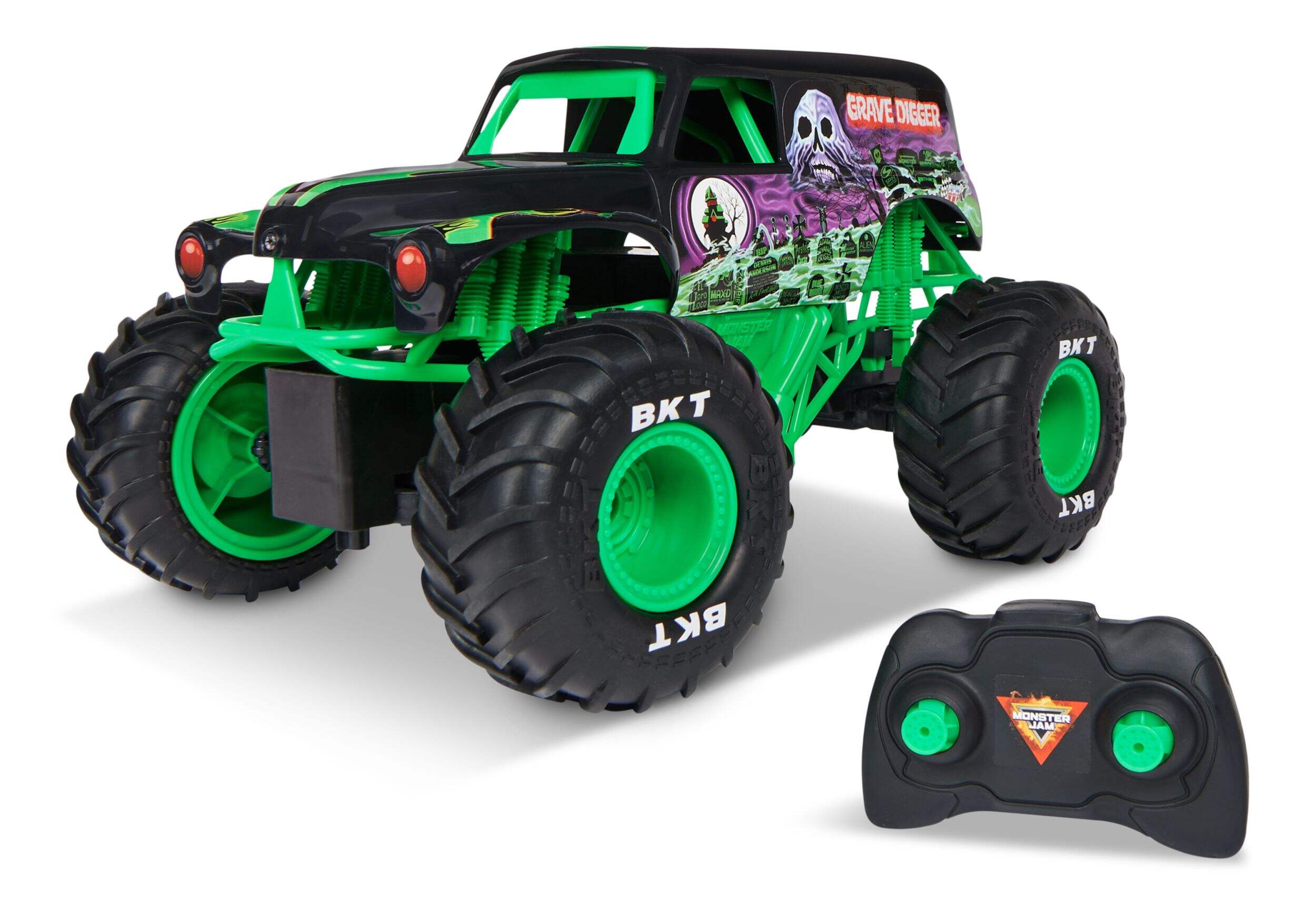 Monster Official Grave Digger Remote Controlled Truck, Ages 4 ...