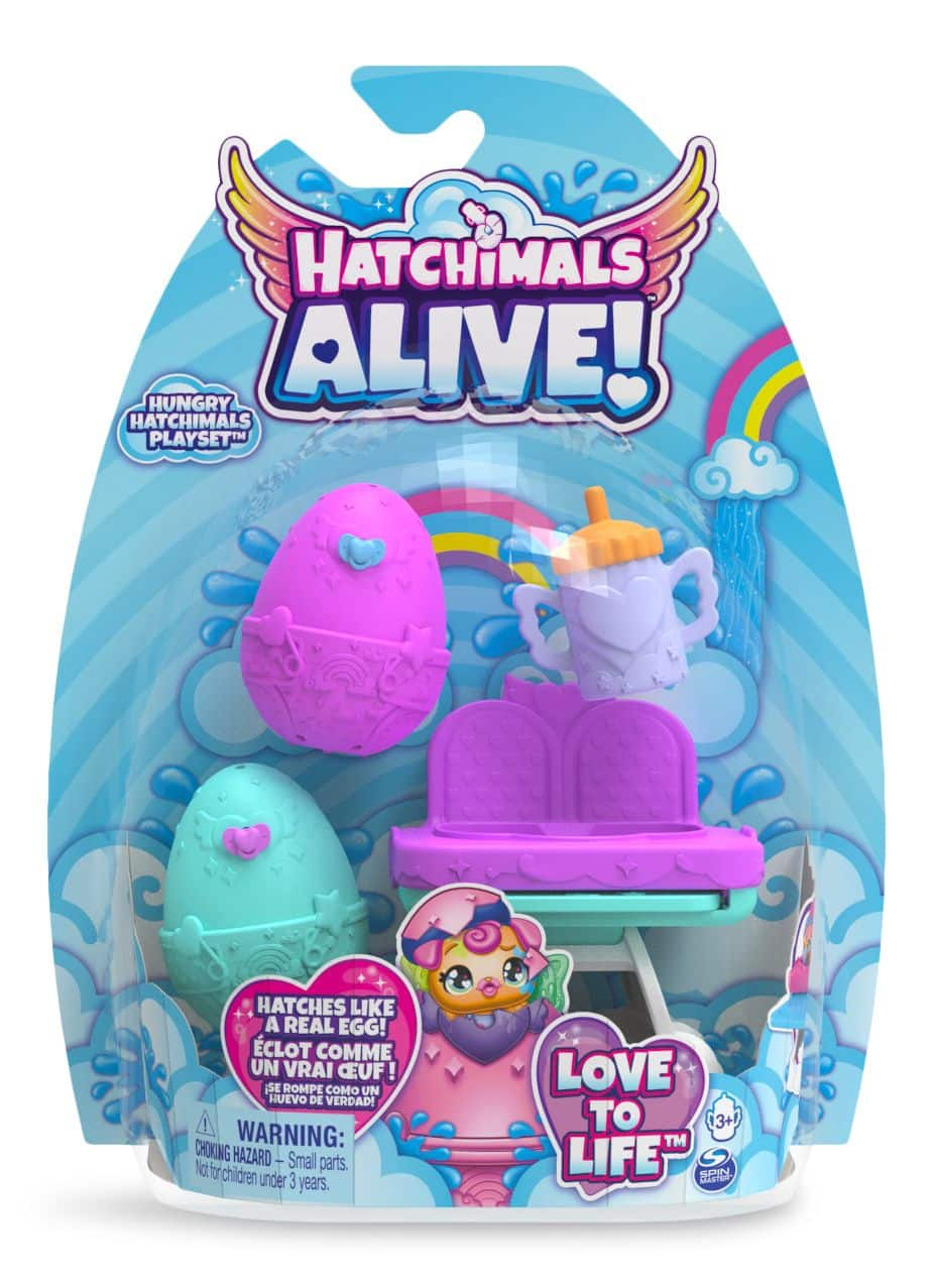 Hatchimals Alive Hungry Hatchimals Playset Nurture Pack, Ages 3 ...