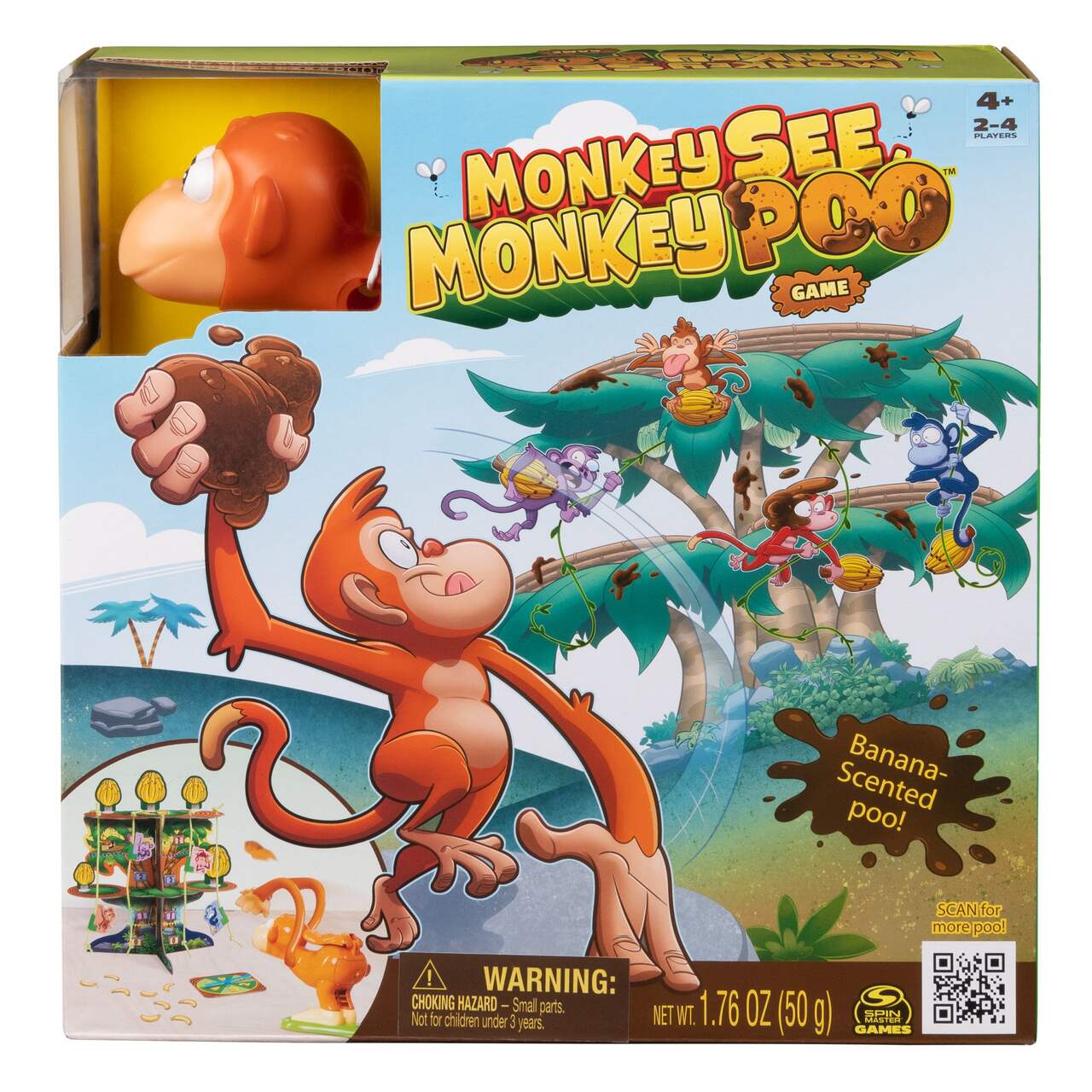 Monkey See Monkey Poo Board Game Set, Ages 4+