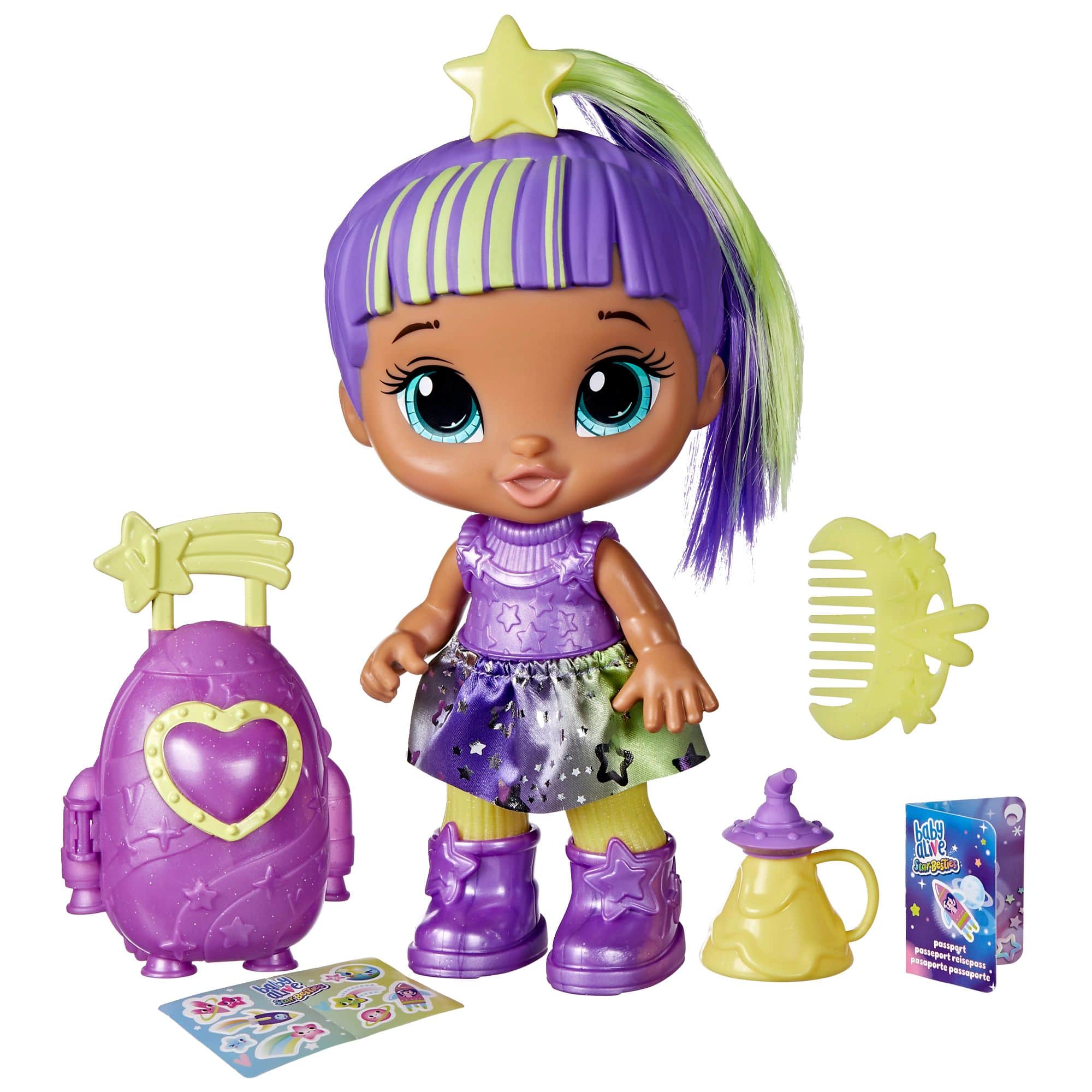 Baby Alive Star Besties Doll Playset, Lovely Luna, Ages 3+