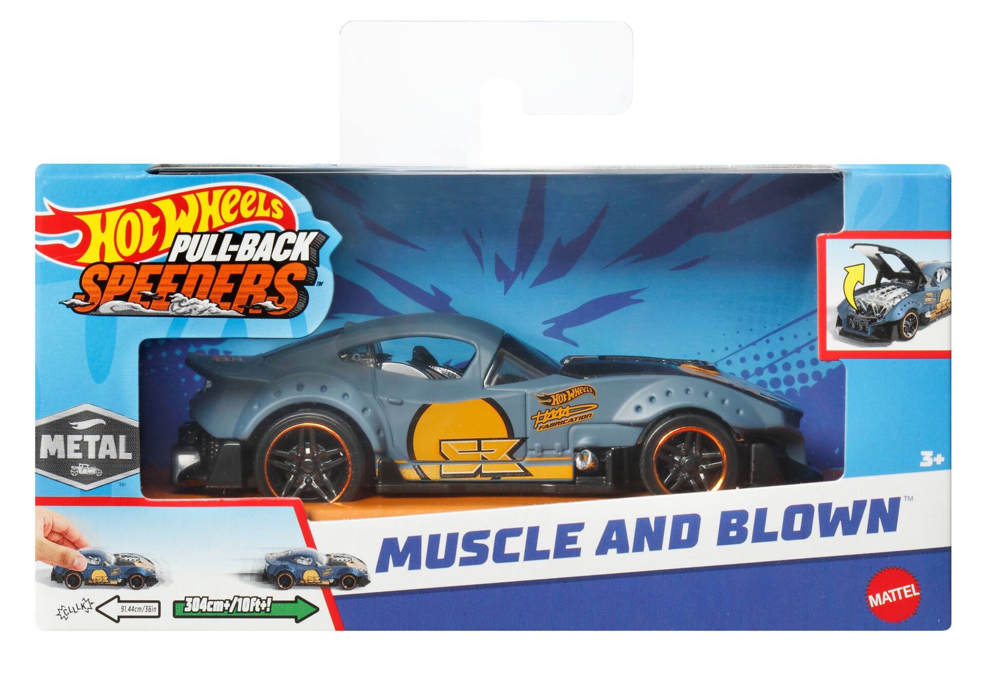 Hot Wheels® Pull-Back Speeders Collectible Cars, Assorted Styles, Ages 3+