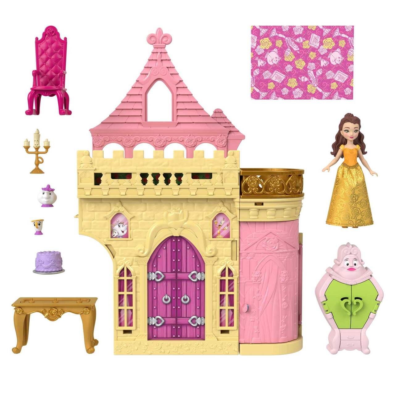 Maison pour faire danser les poupées château Disney princess de
