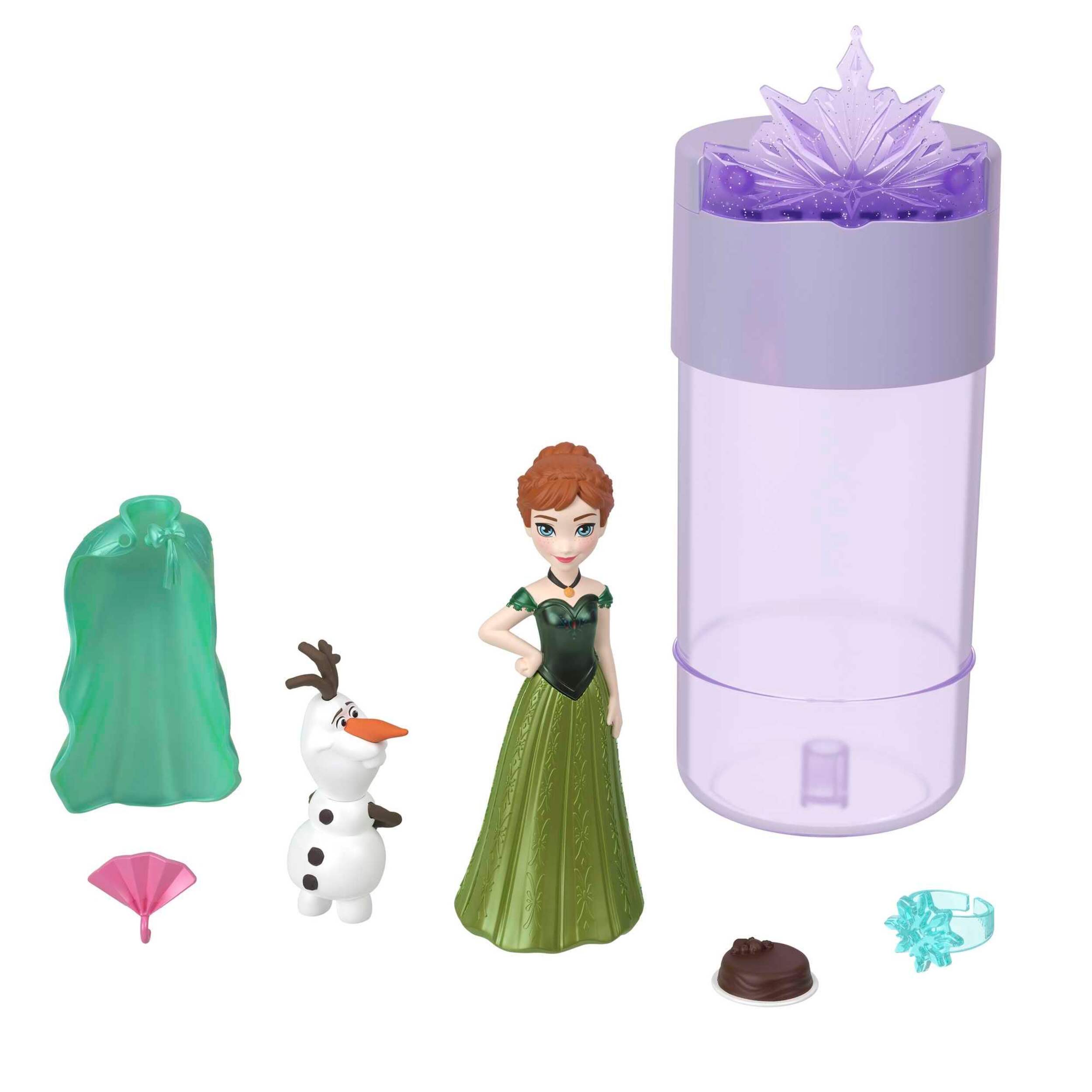 Disney Princess Frozen Snow Powder Colour Reveal Dolls, Assorted Styles, Ages 3+ Composite_or_Mixed