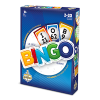Classic Bingo Family Card Game, French, Ages 7+ Front_Angled_Left