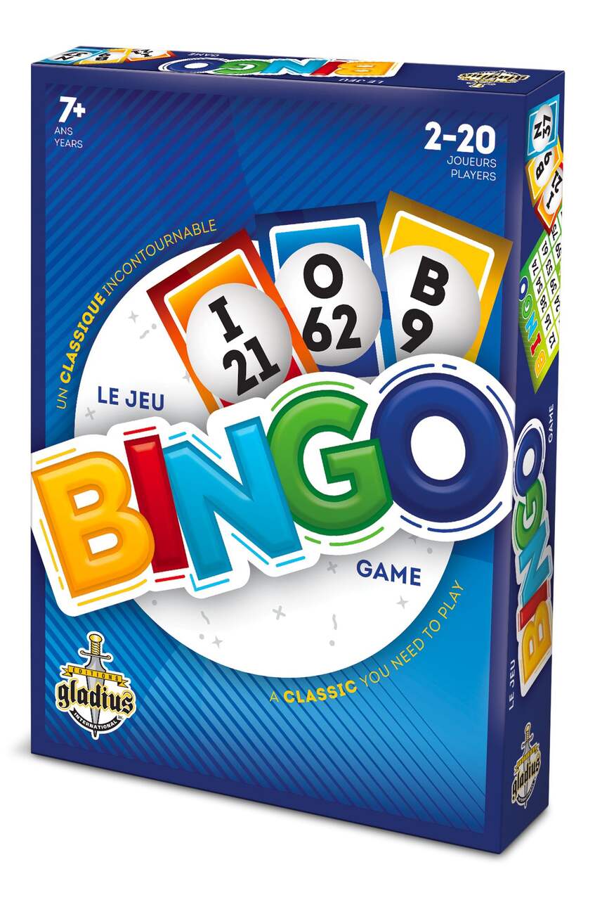 Jeux de société pour la famille Bingo classique, français, 7 ans et plus