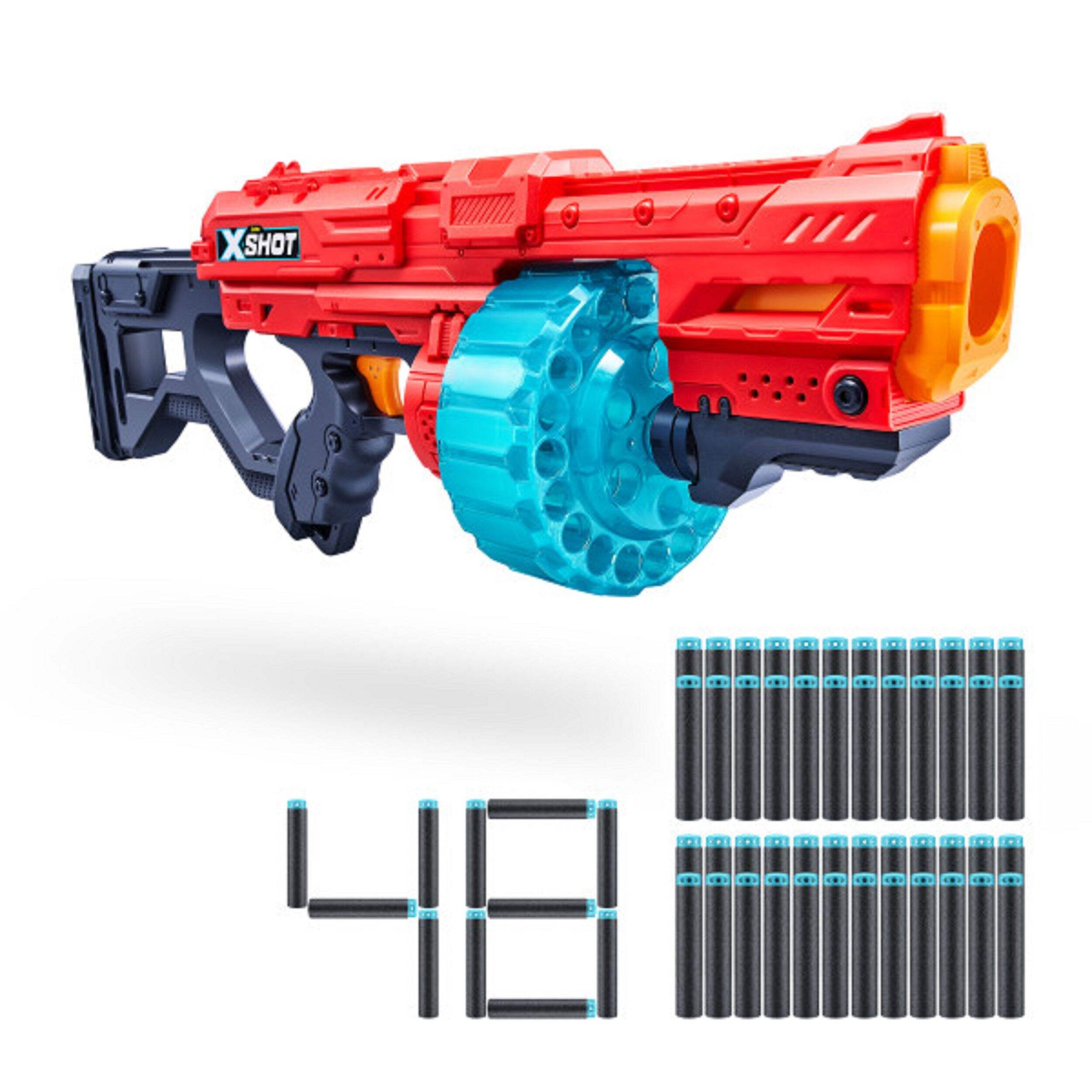 Lance-fléchettes X-Shot Excel Max Havoc, 48 fléchettes, 8 ans et plus Composite_or_Mixed