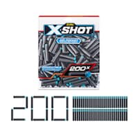 X-Shot Excel Refill Darts Foilbag, 200-pk, Ages 8+ Composite_or_Mixed