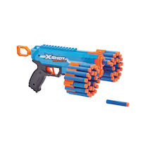 X-Shot Insanity S1 Maniac Dart Pistol with Accessories, 36-Darts, Ages 8+ Front_Three_Fourths_Angled_Right