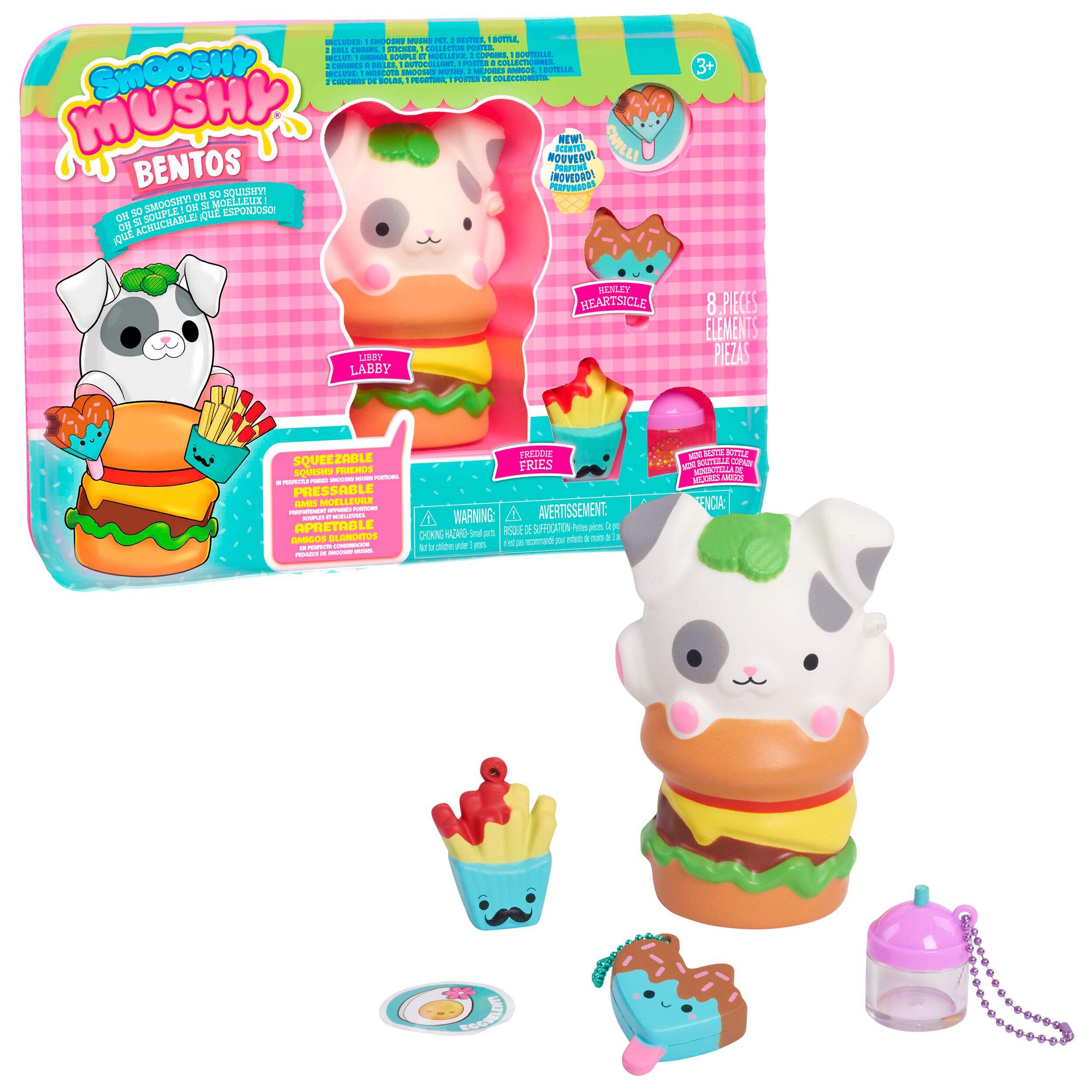Smooshy Mushy 8-Piece Bento Box Toy, Ages 3+ Composite_or_Mixed
