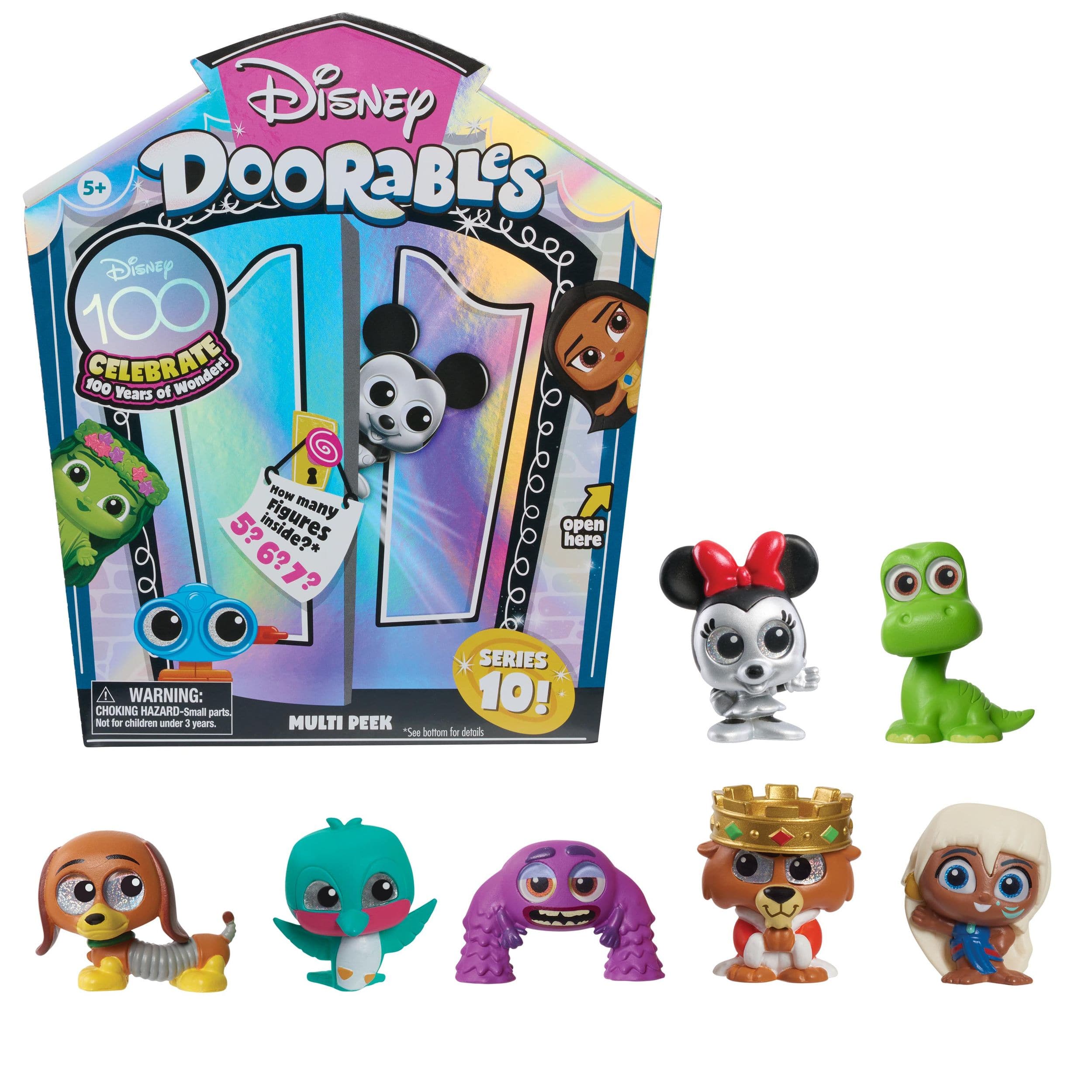 Disney Doorables Series 10 Multi Peek Collectible Toys, Assorted