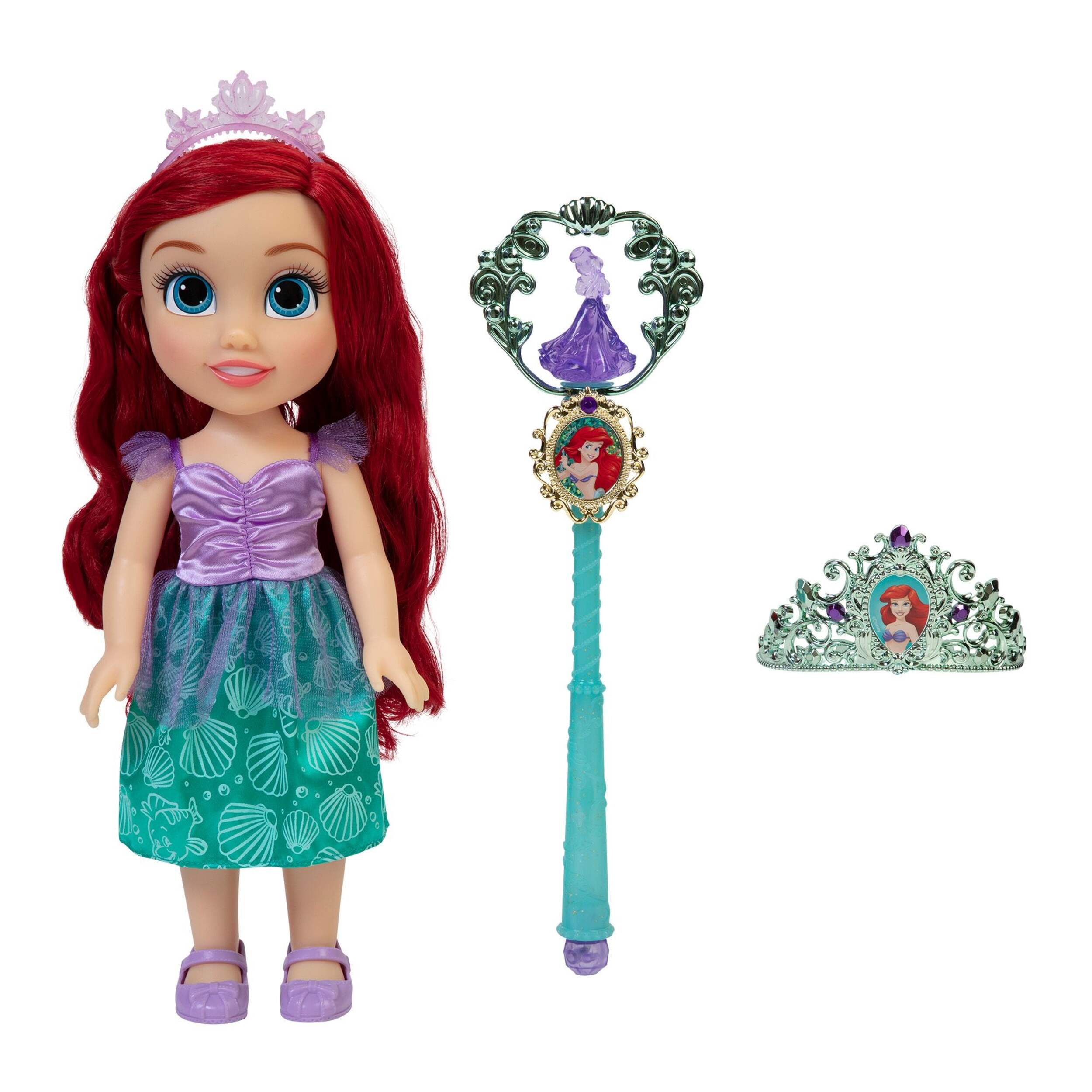 Disney Princess Set with Wand & Tiara, Assorted Styles, Ages 3 ...