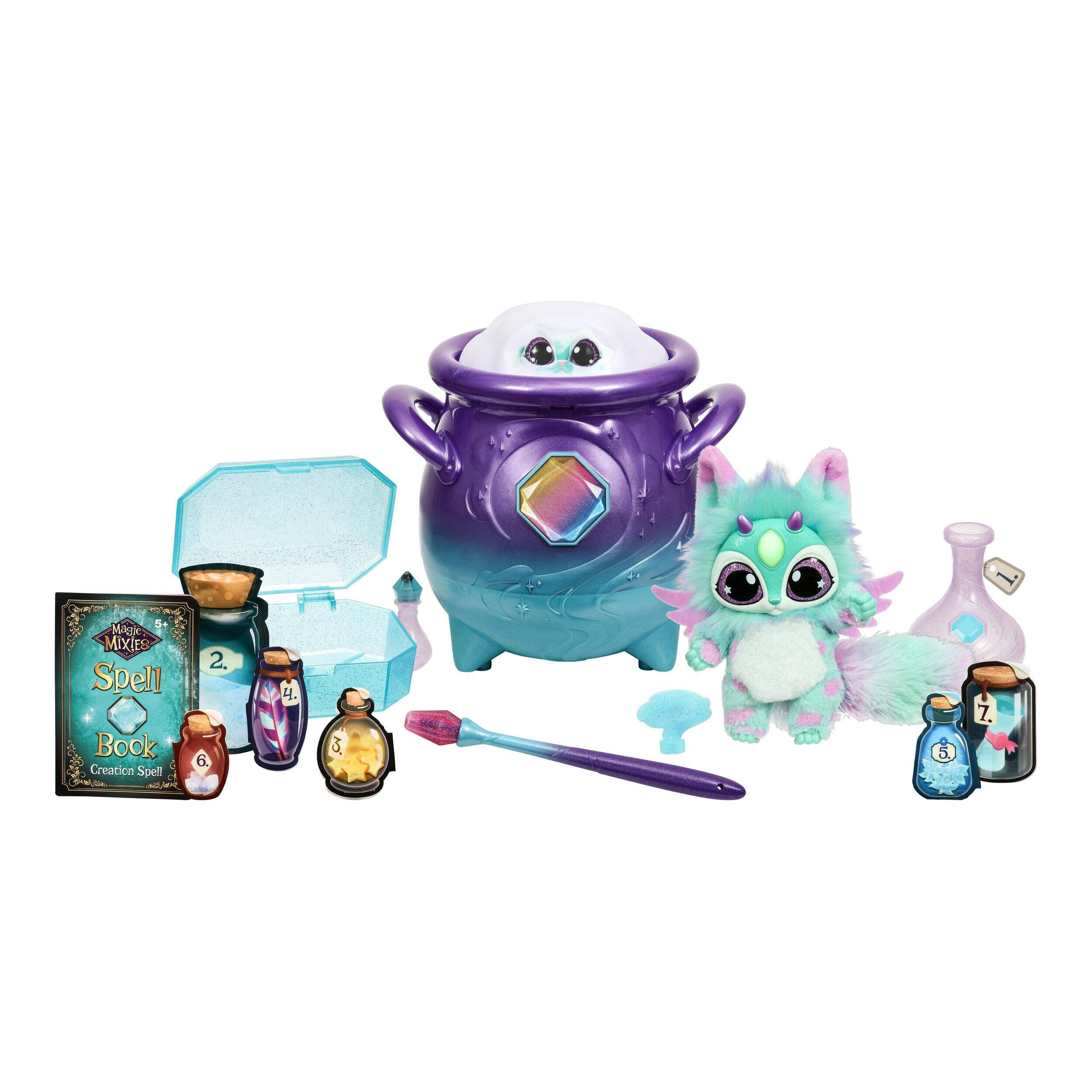 Magic Mixies Magic Cauldron Purple Toy, Ages 5+ Front_Elevated