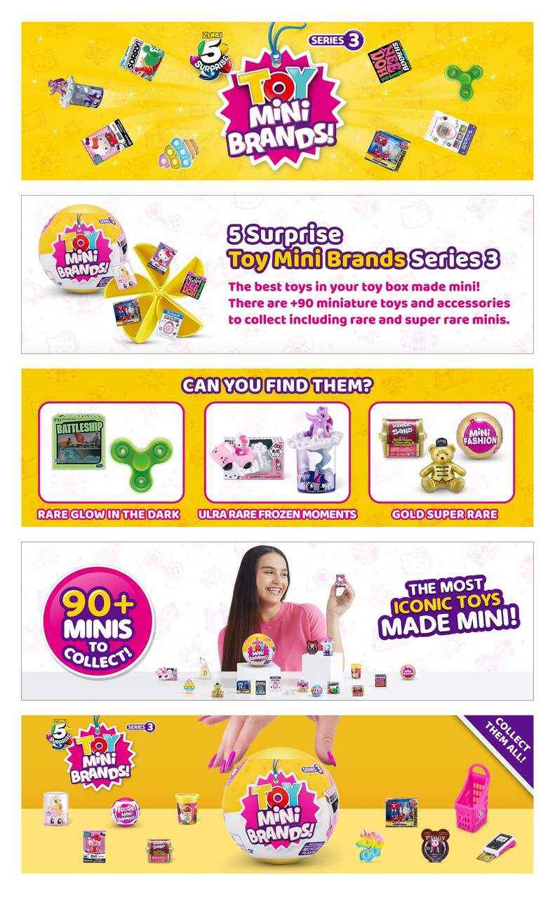 Zuru Mini Brands Series 3 Surprise Collectible Toy, Ages 3+