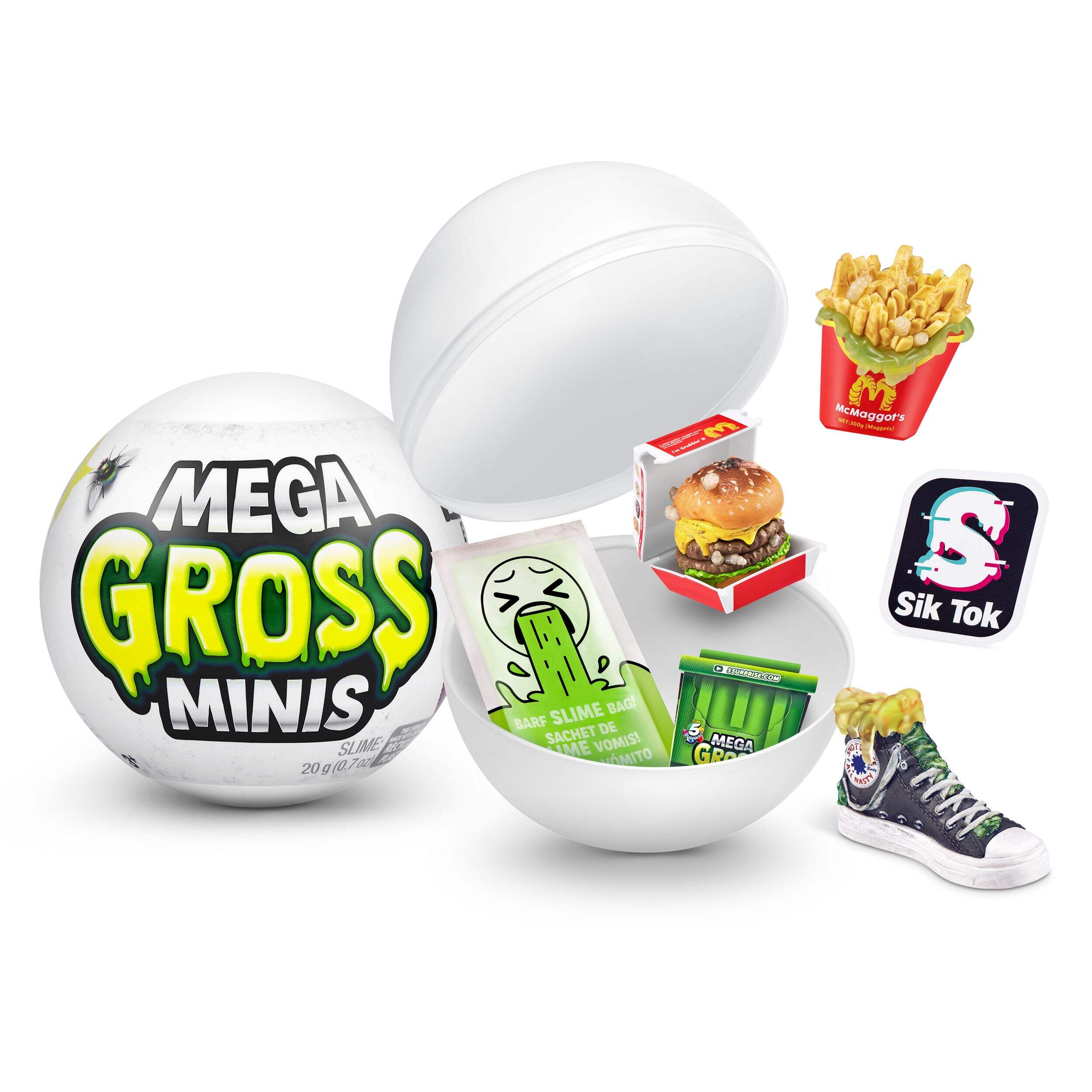 Zuru Mega Gross Minis Series 1 Novelty Toy, Ages 3+ Front_Three_Fourths_Angled_Right