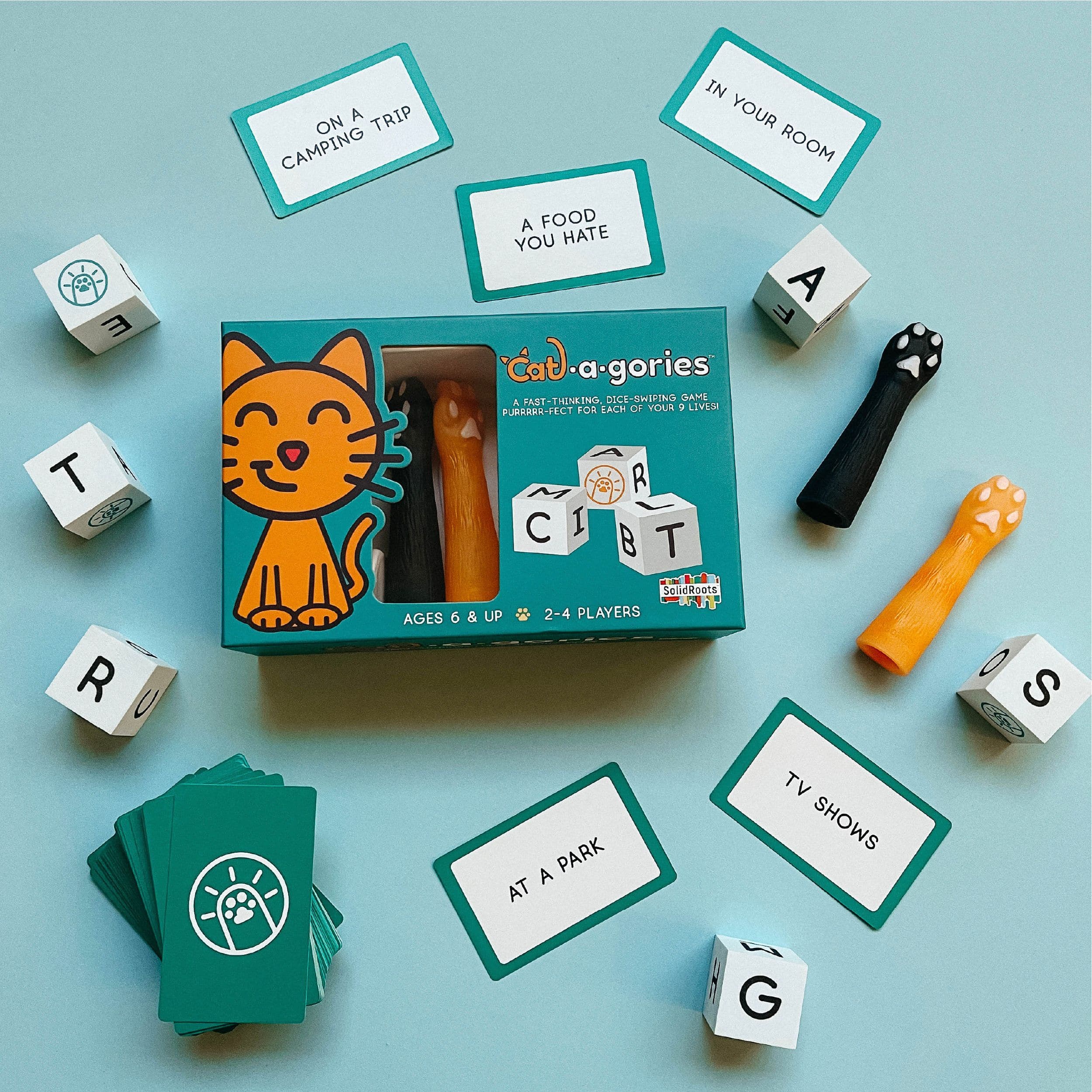 Cat-a-gories Fast Thinking, Dice-Swapping Game, English | Canadian Tire