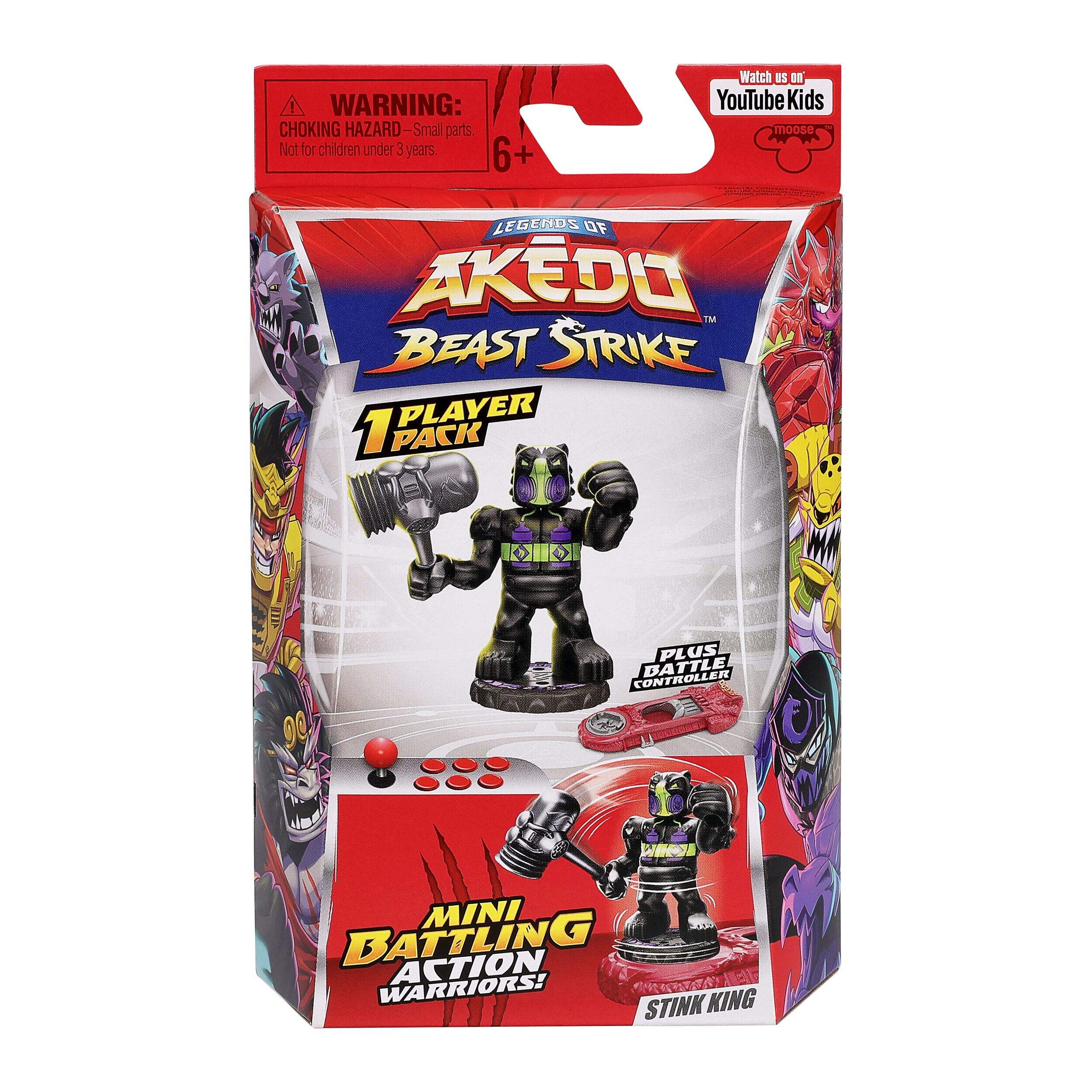 Jeu de combat Légendes d'Akedo, paq. individuel Front_Elevated