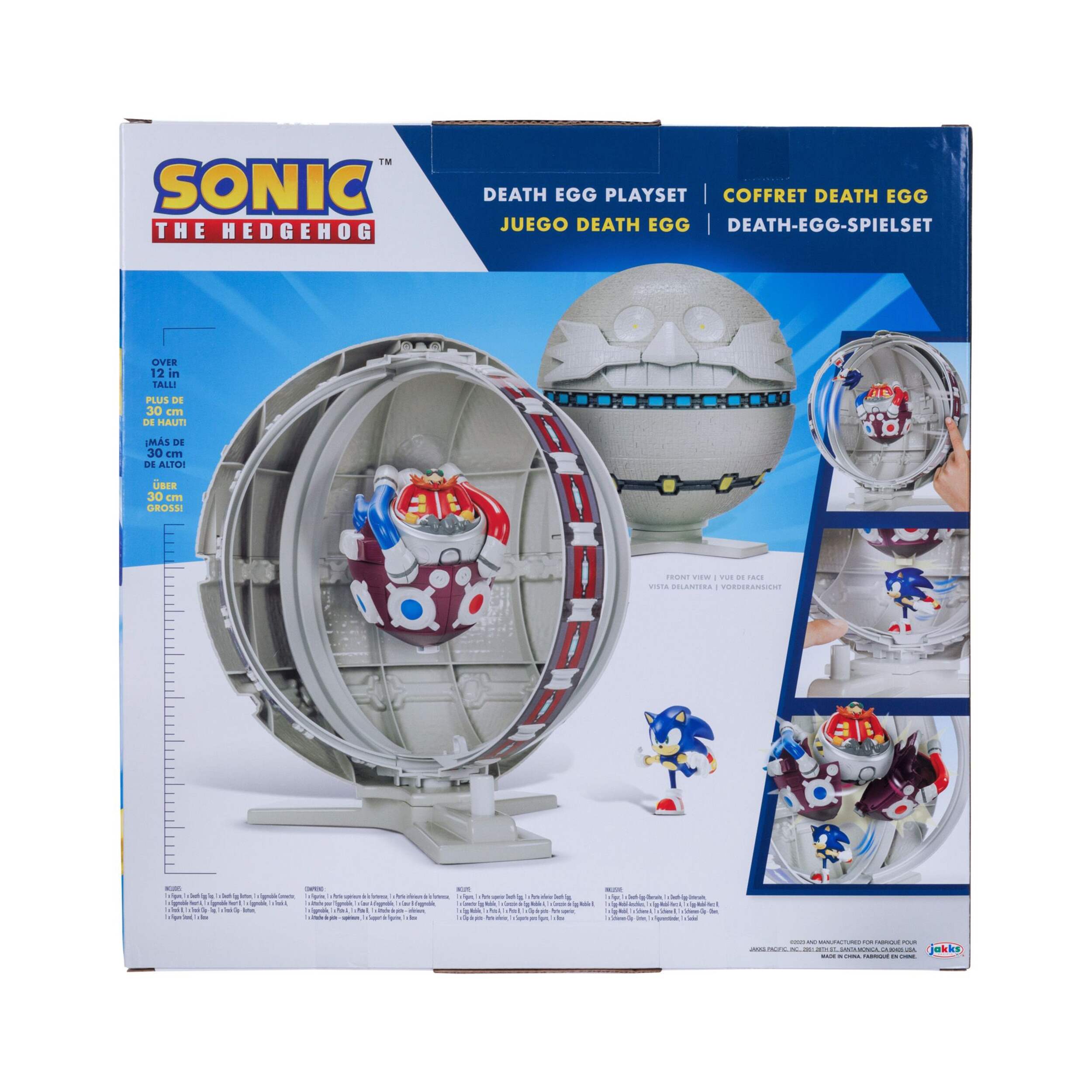 Coffret de jeu oeuf de la mort Sonic le hérisson, 2-1/2 po Front_Flat