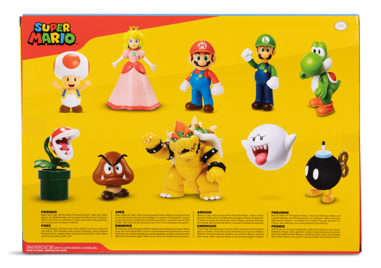 Nintendo 2.5in Mario & Friends Figs — Jakkswholesale