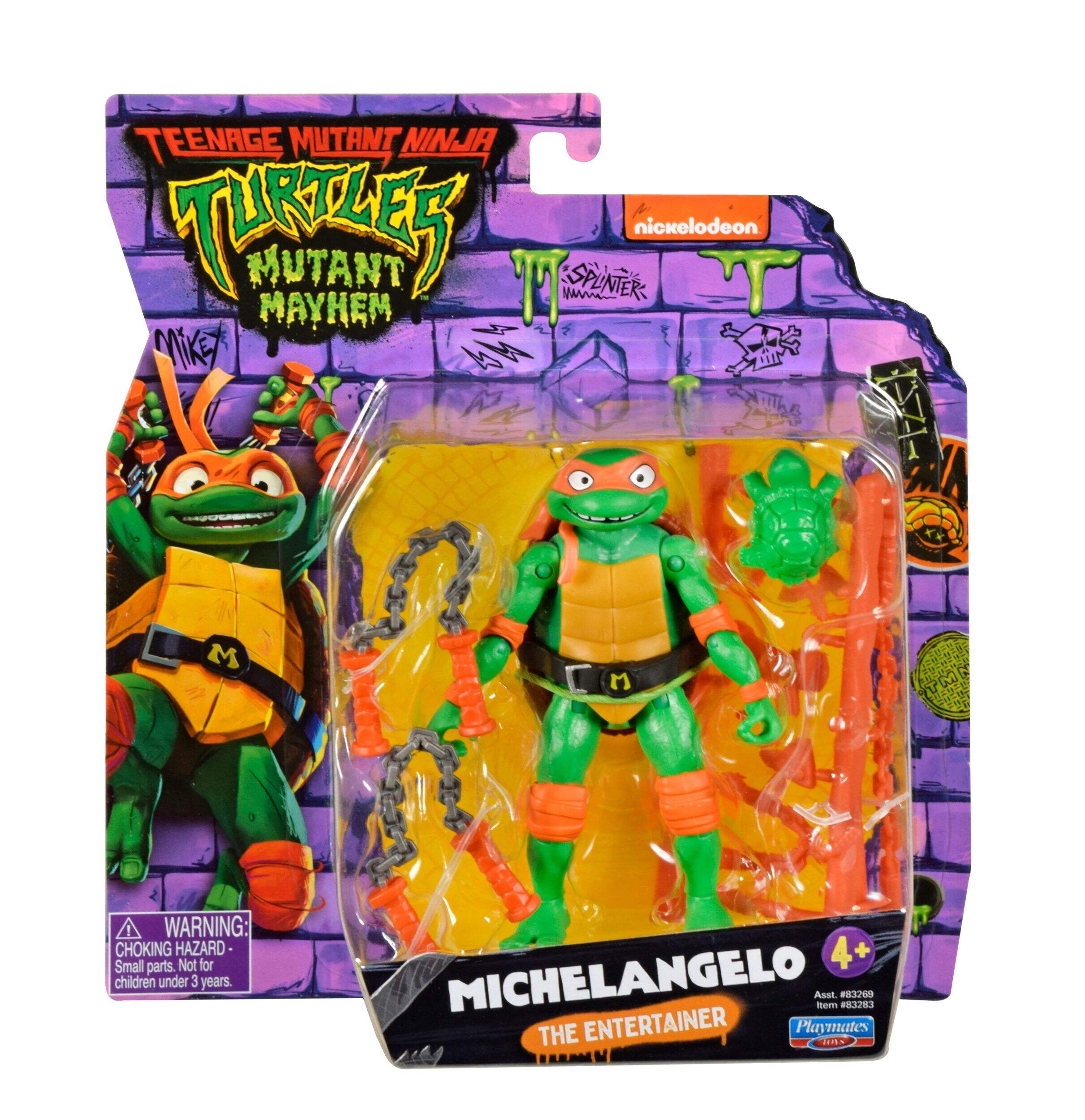 Teenage Mutant Ninja Turtles Classic Hero Figures, 5-in Front_Flat