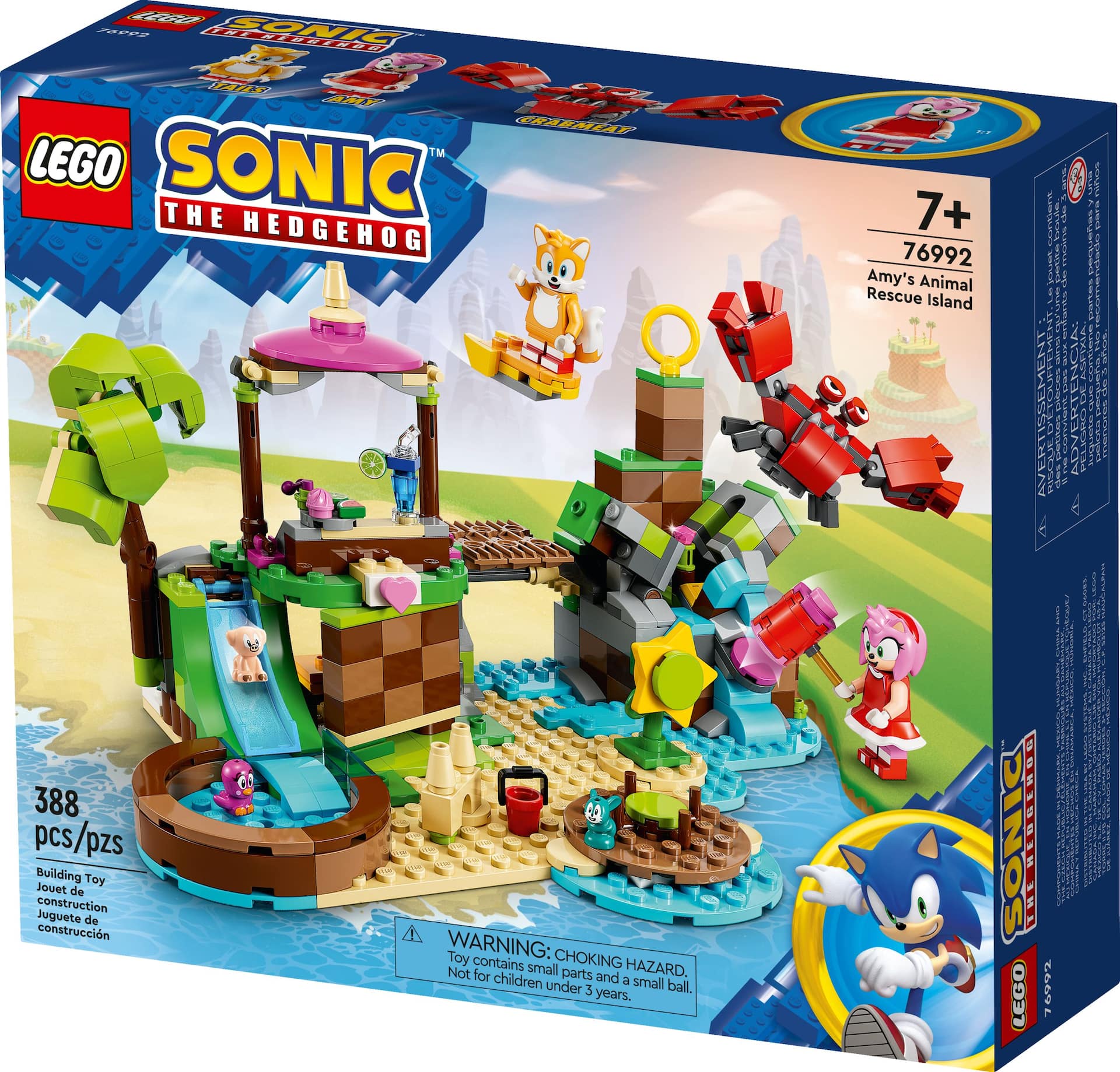 LEGO® Sonic the Hedgehog™ Amy's Animal Rescue Island Playset, Ages 7+