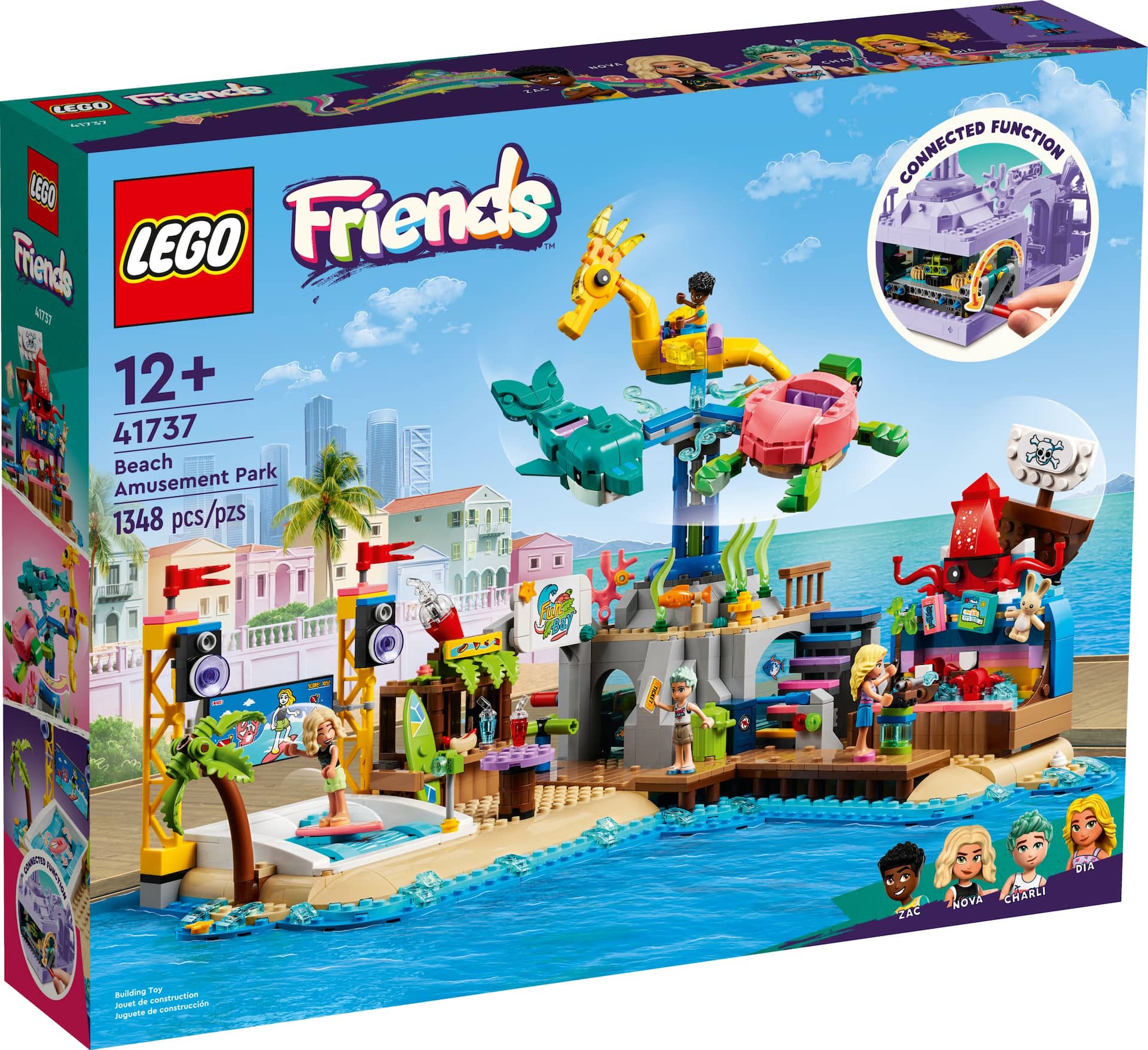 LEGO® Friends Beach Amusement Park Building Set, Ages 12+