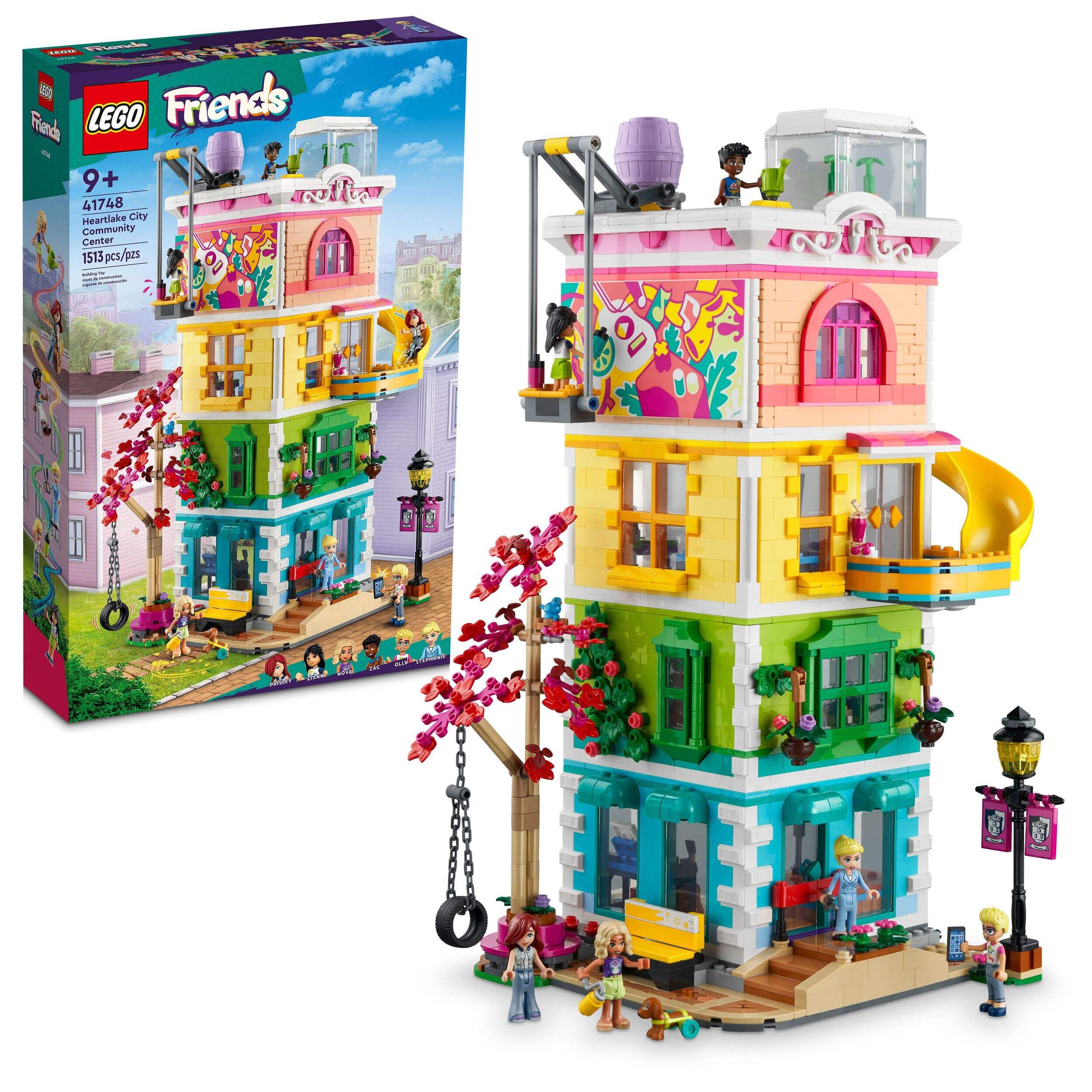 LEGO® Friends Heartlake City Community Center - 41748, 1513-pcs, Ages 9+ Composite_or_Mixed
