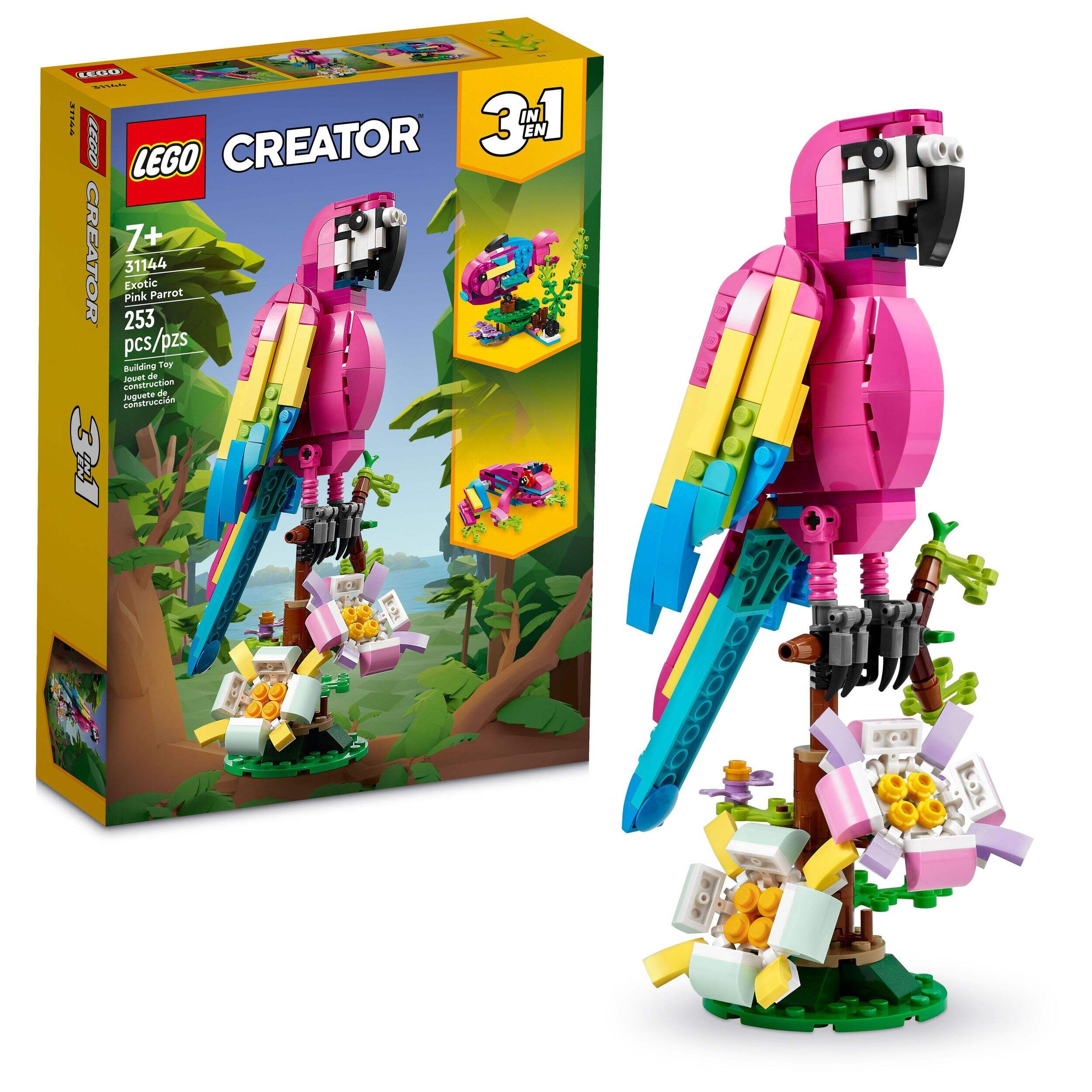 LEGO® Creator 3-in-1 Exotic Pink Parrot - 31144 Composite_or_Mixed